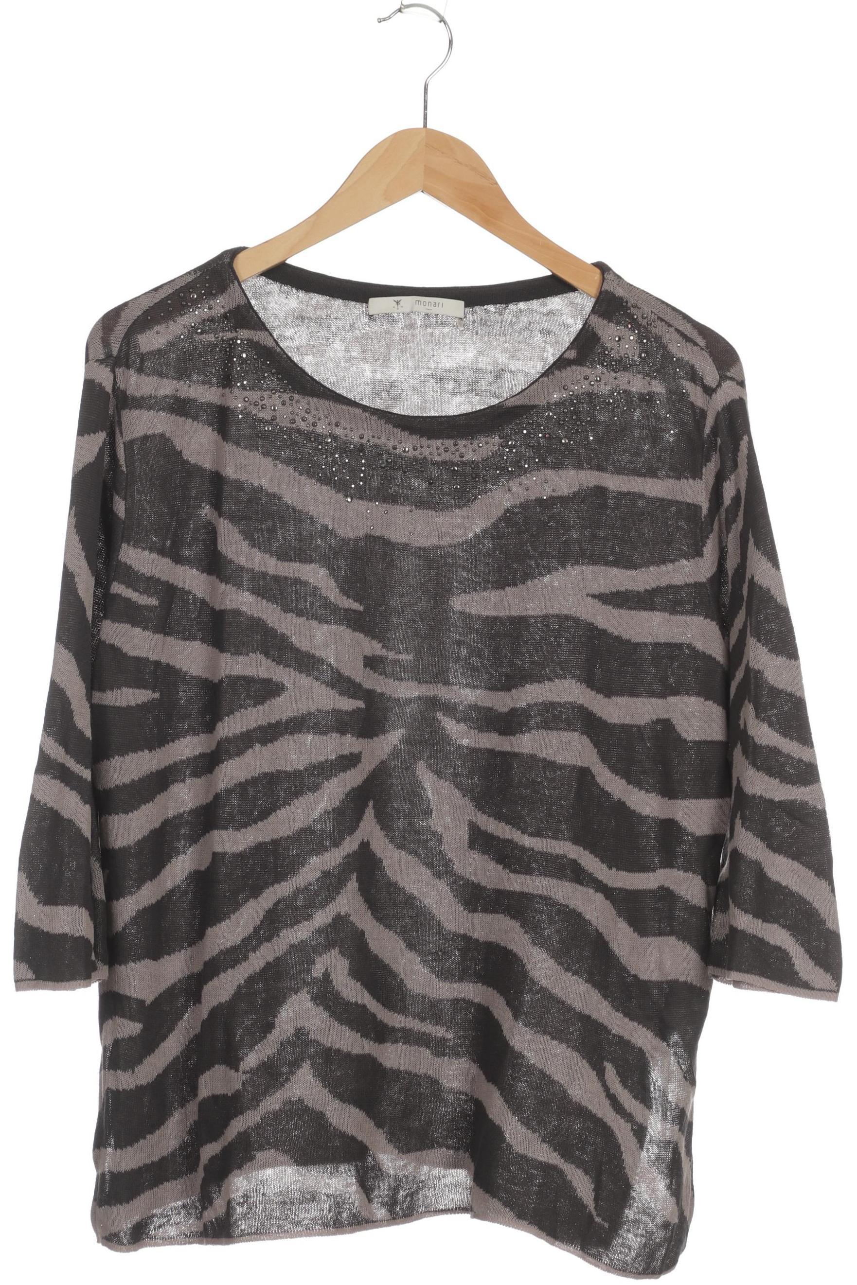 

monari Damen Pullover, grau, Gr. 38