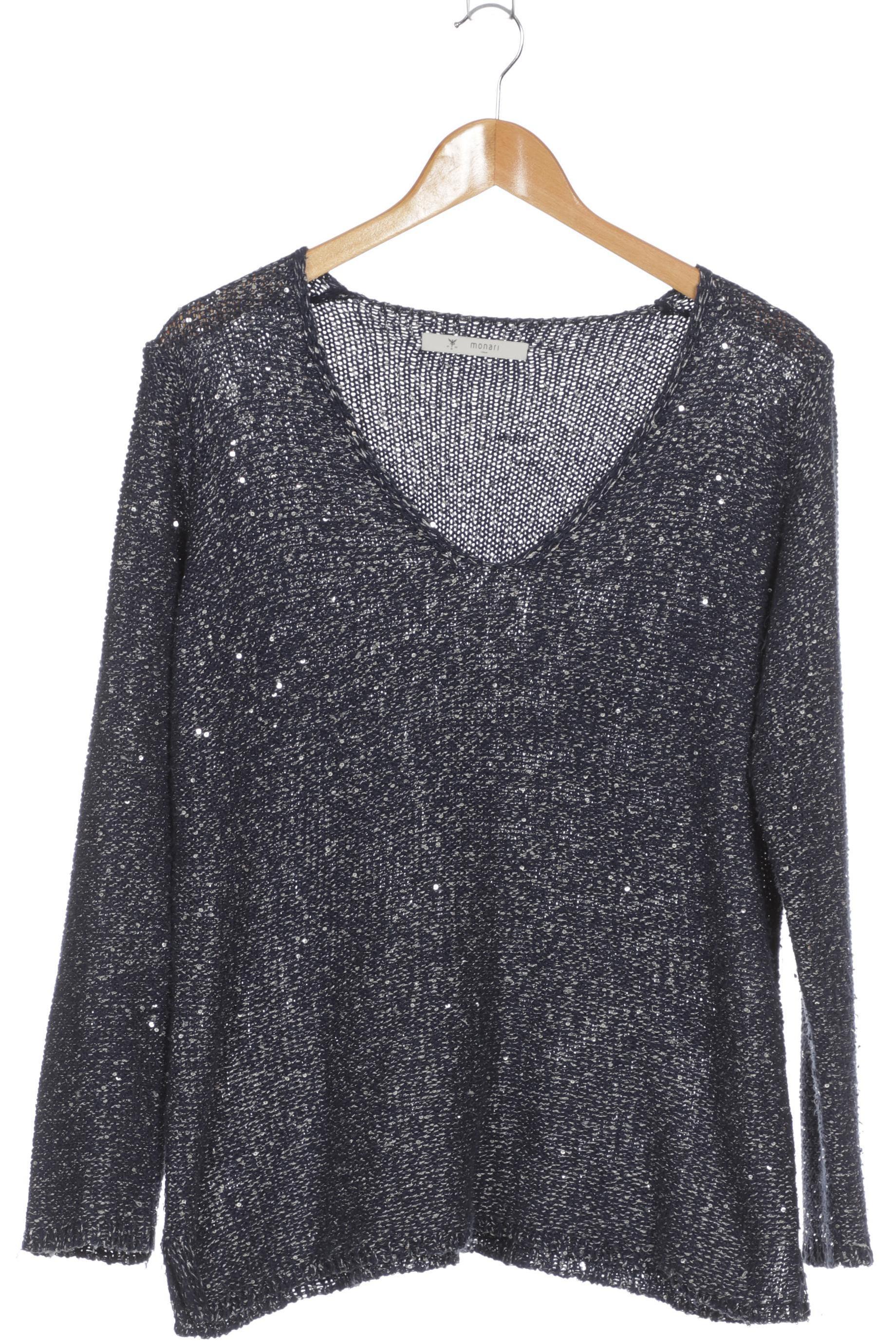 

monari Damen Pullover, blau, Gr. 42
