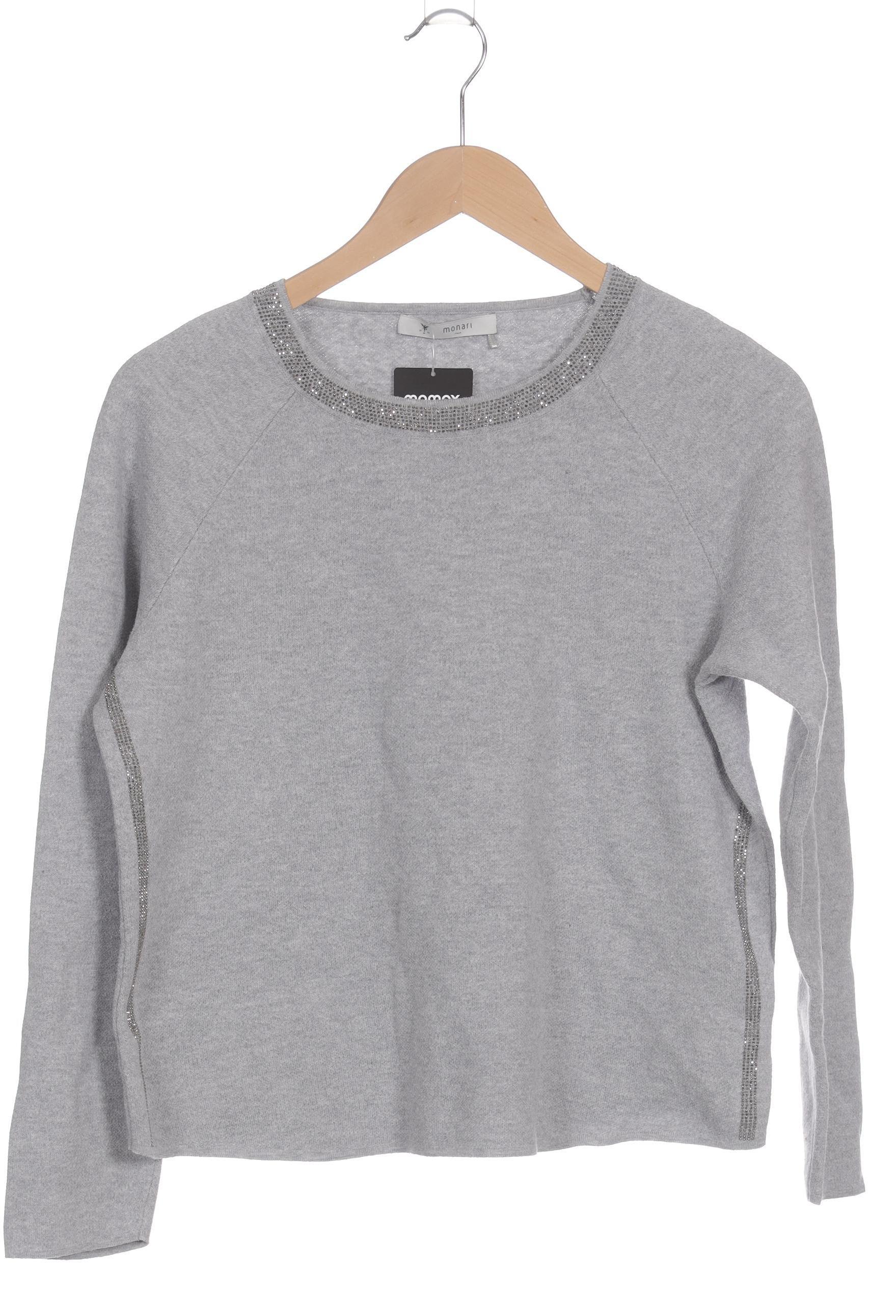 

monari Damen Pullover, grau, Gr. 36