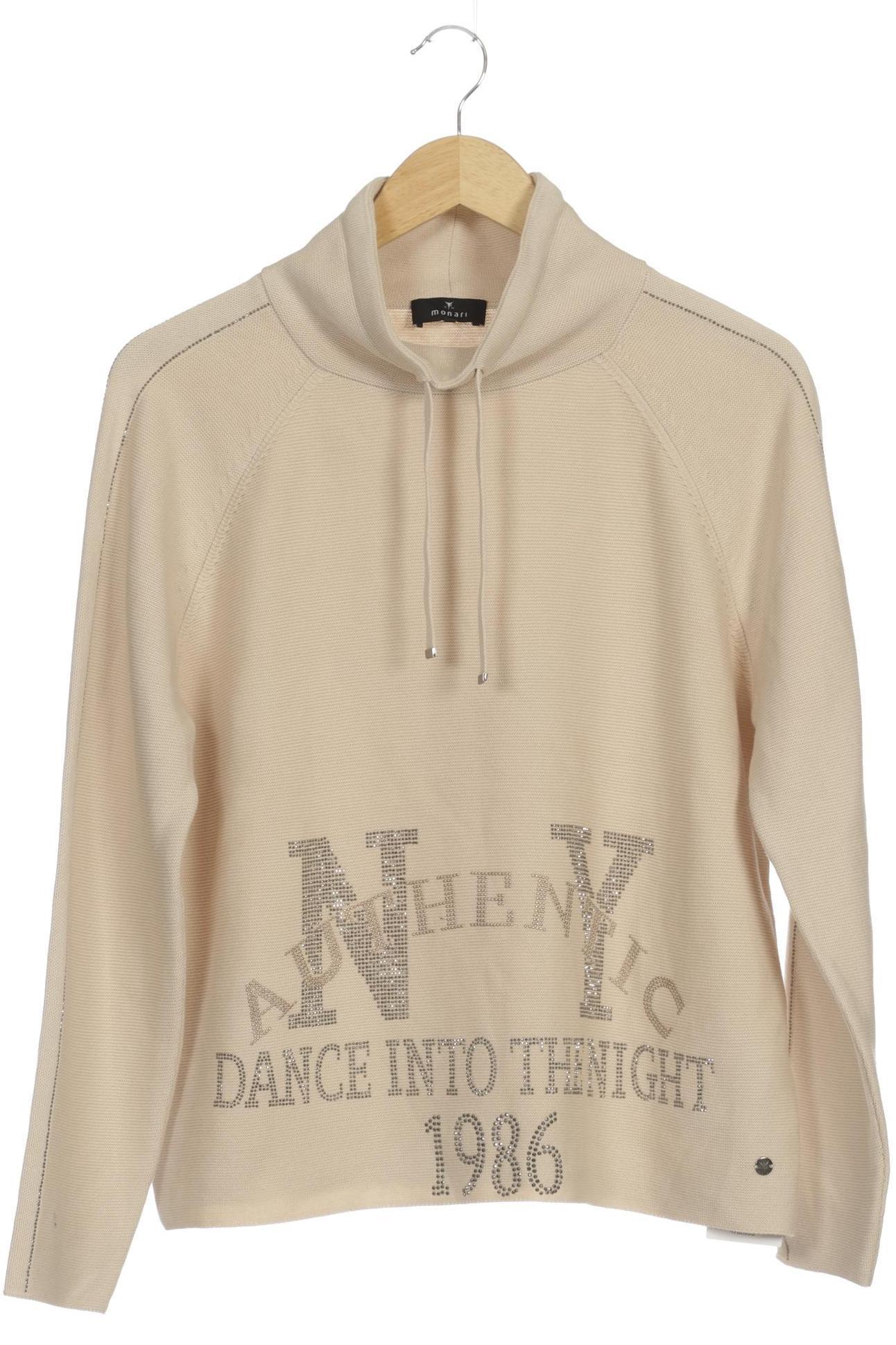 

monari Damen Pullover, beige, Gr. 40