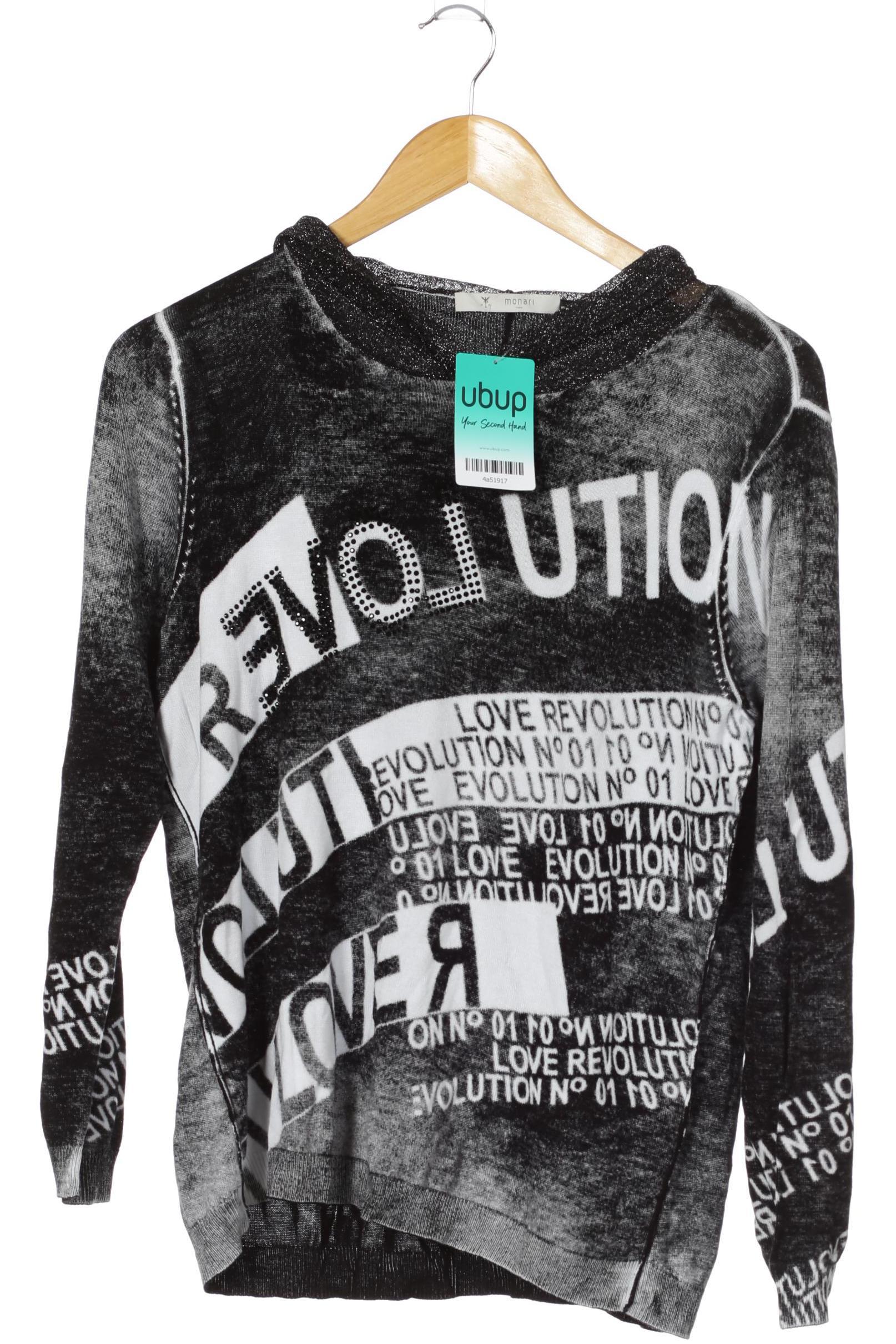 

monari Damen Pullover, schwarz, Gr.