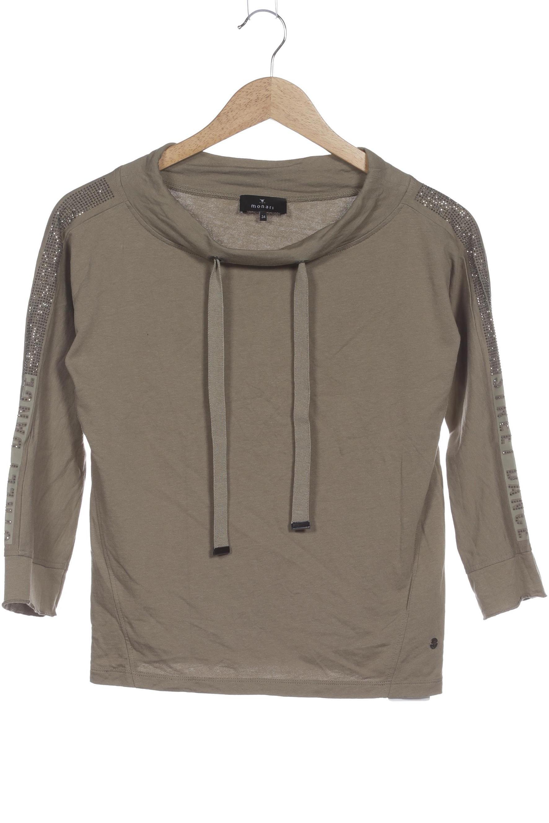 

monari Damen Sweatshirt, grün, Gr. 34