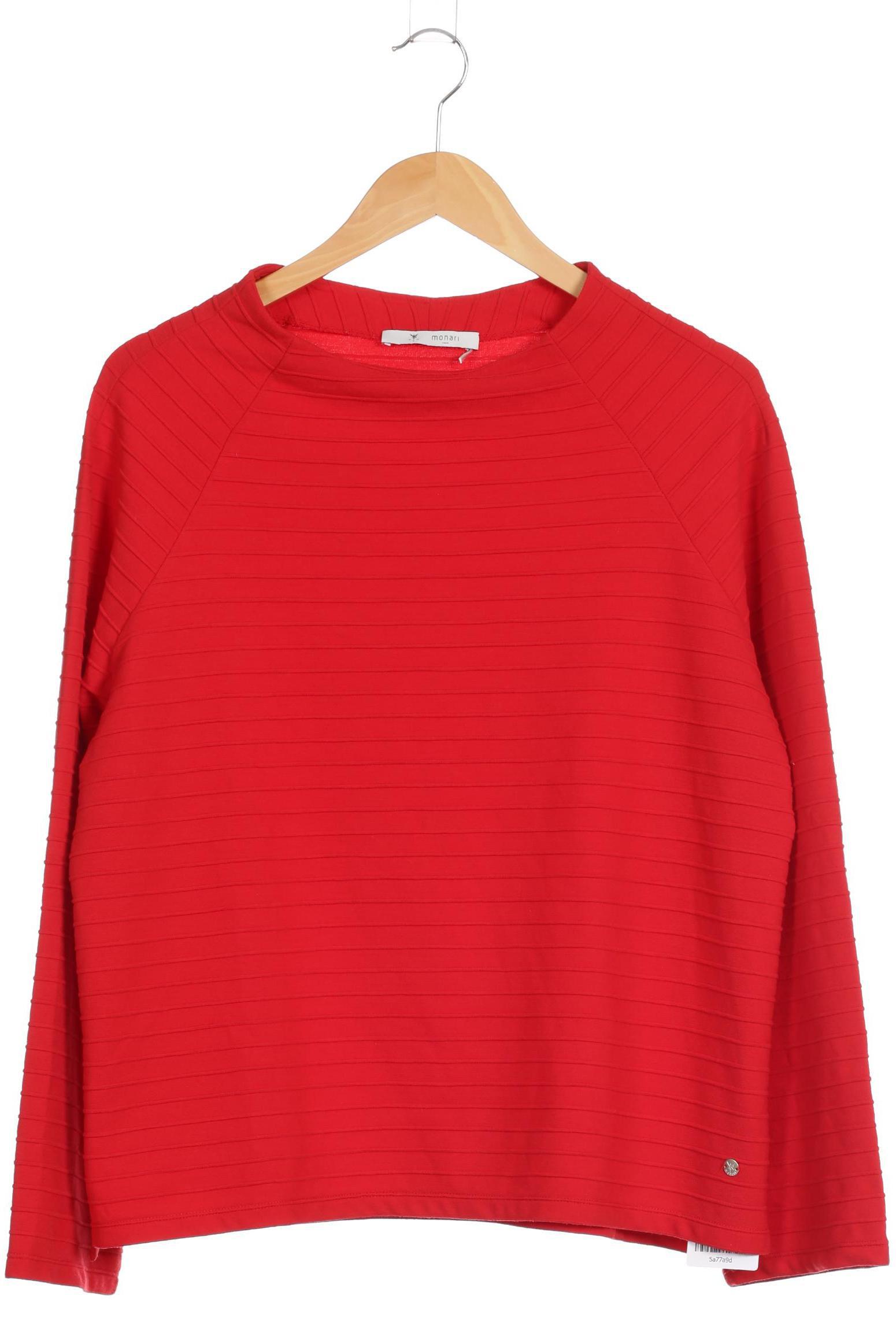 

monari Damen Langarmshirt, rot, Gr. 42