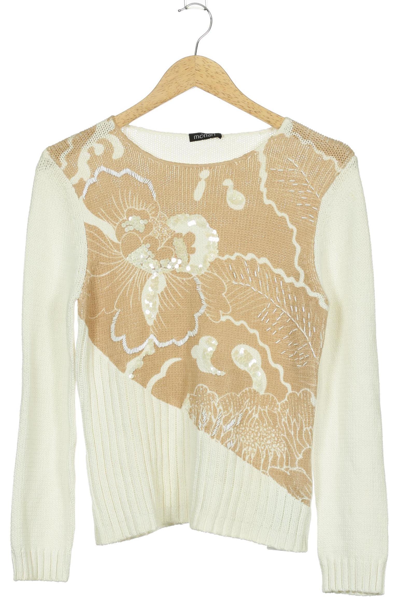 

monari Damen Pullover, beige, Gr. 36
