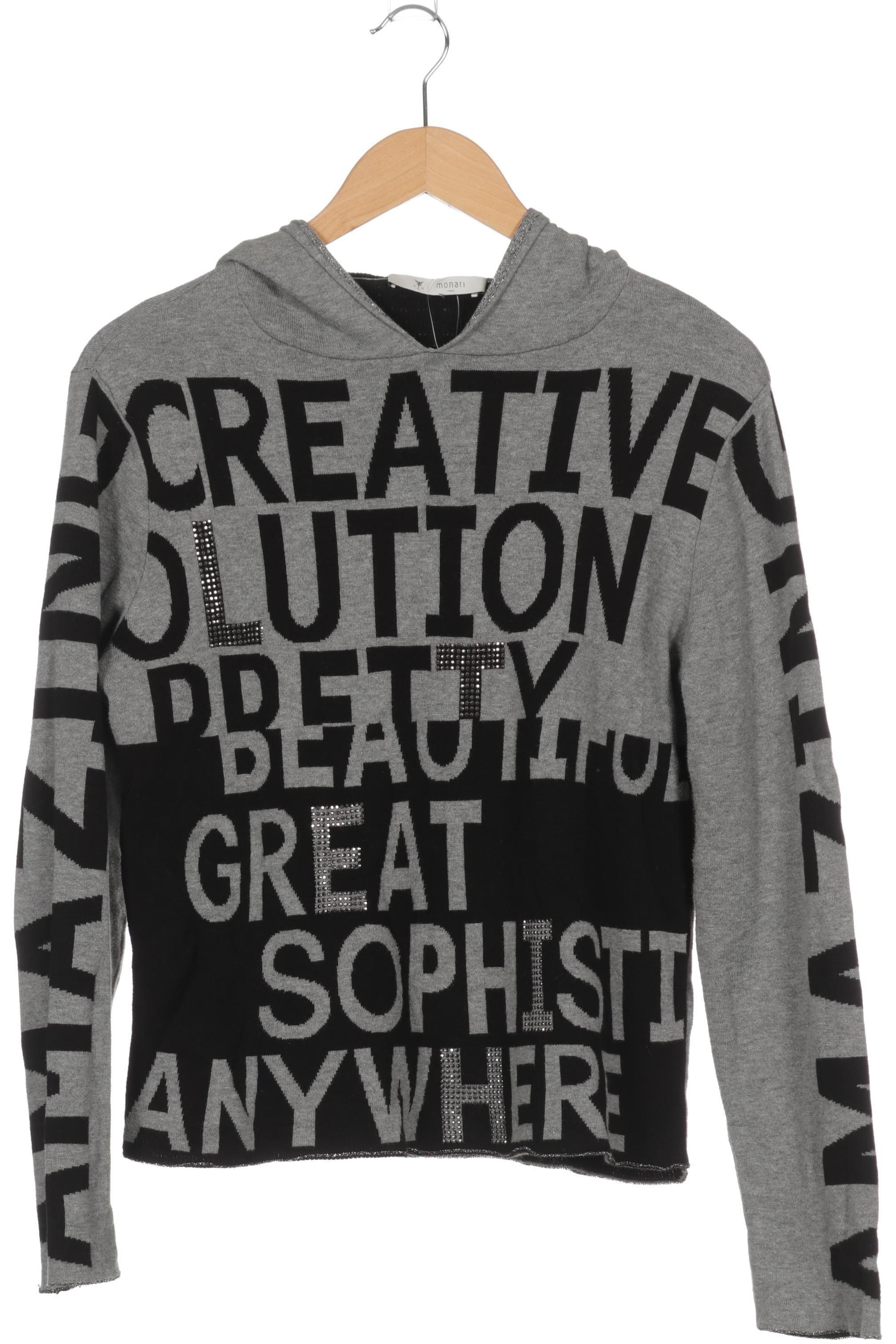 

monari Damen Pullover, grau, Gr. 36