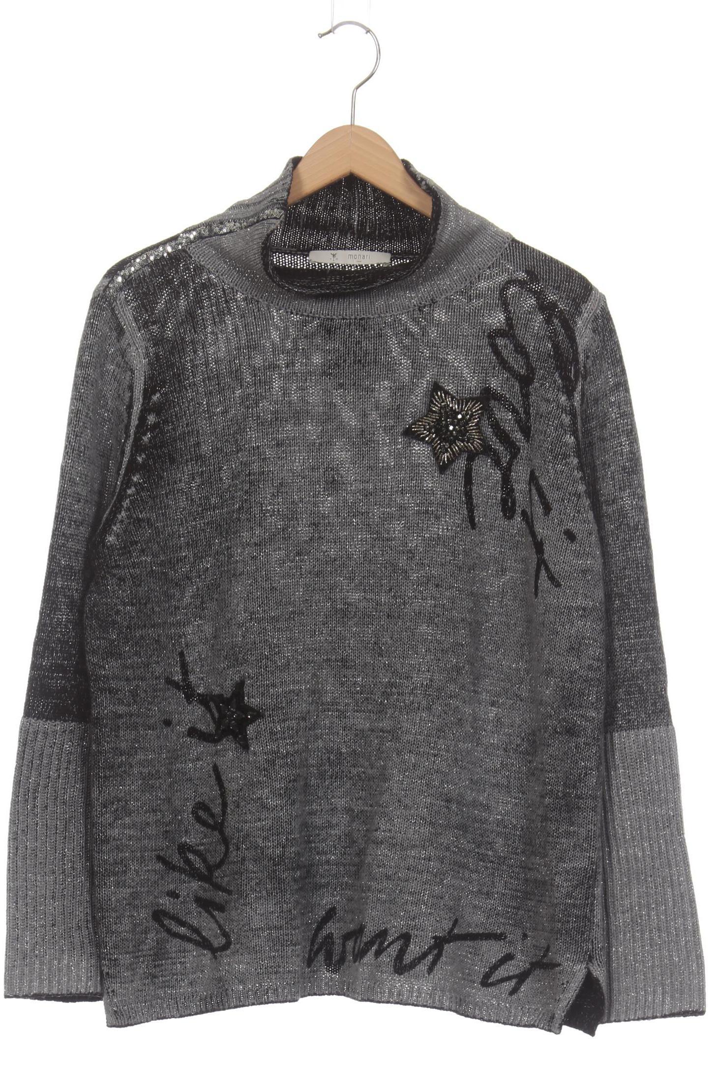 

monari Damen Pullover, grau, Gr. 42
