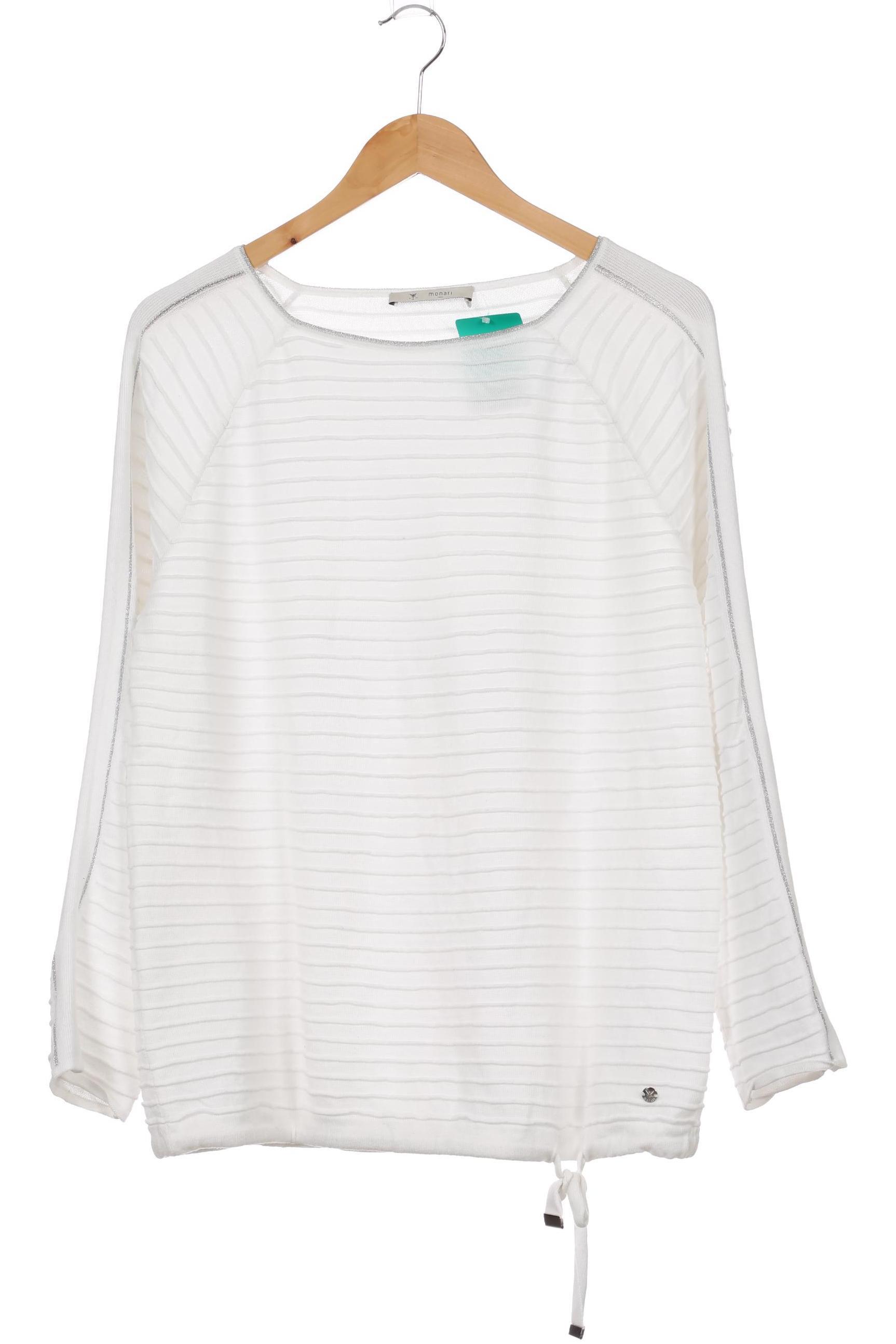 

monari Damen Pullover, weiß, Gr.