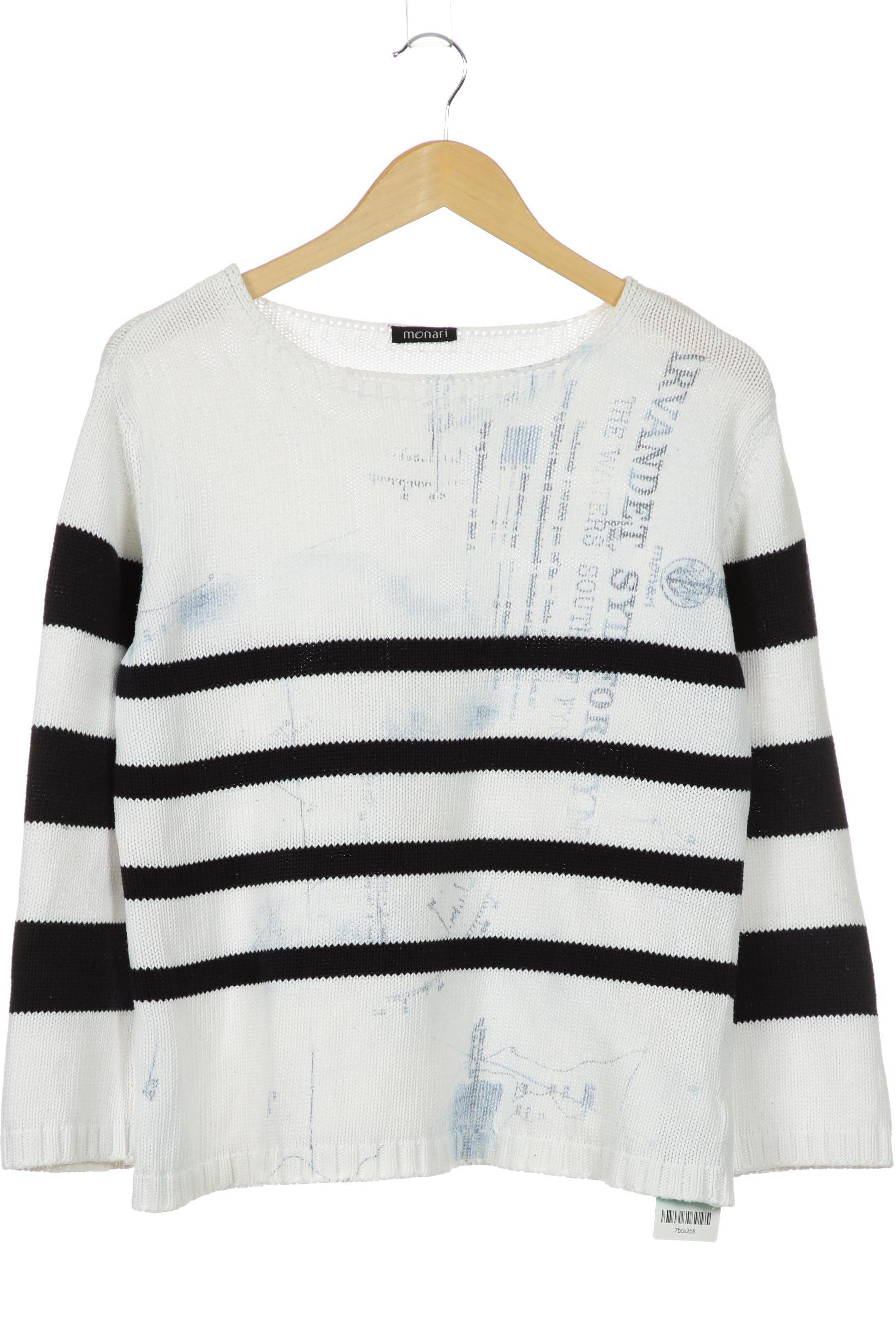 

monari Damen Pullover, weiß, Gr. 38