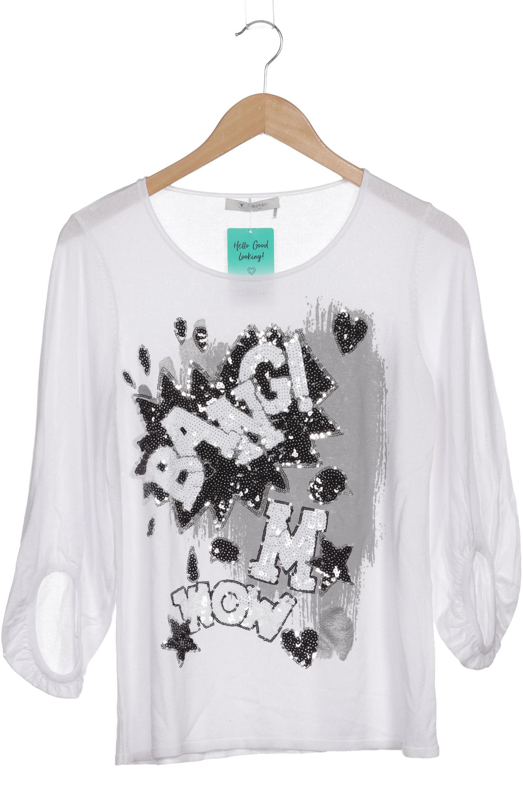 

monari Damen Pullover, weiß, Gr.