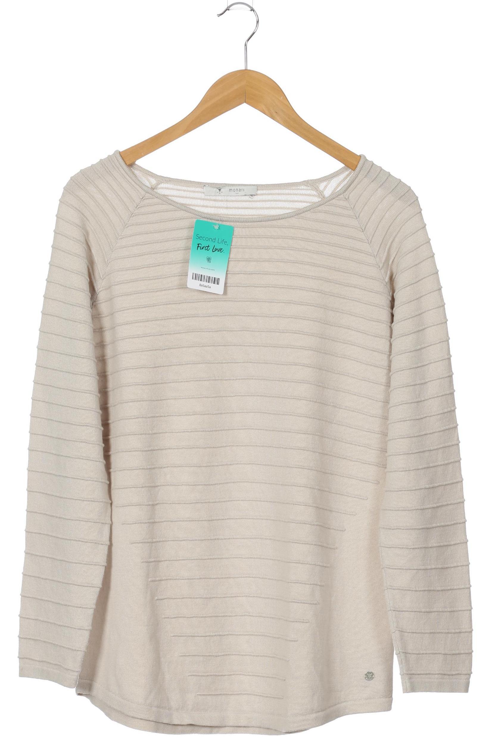 

monari Damen Pullover, beige, Gr. 42
