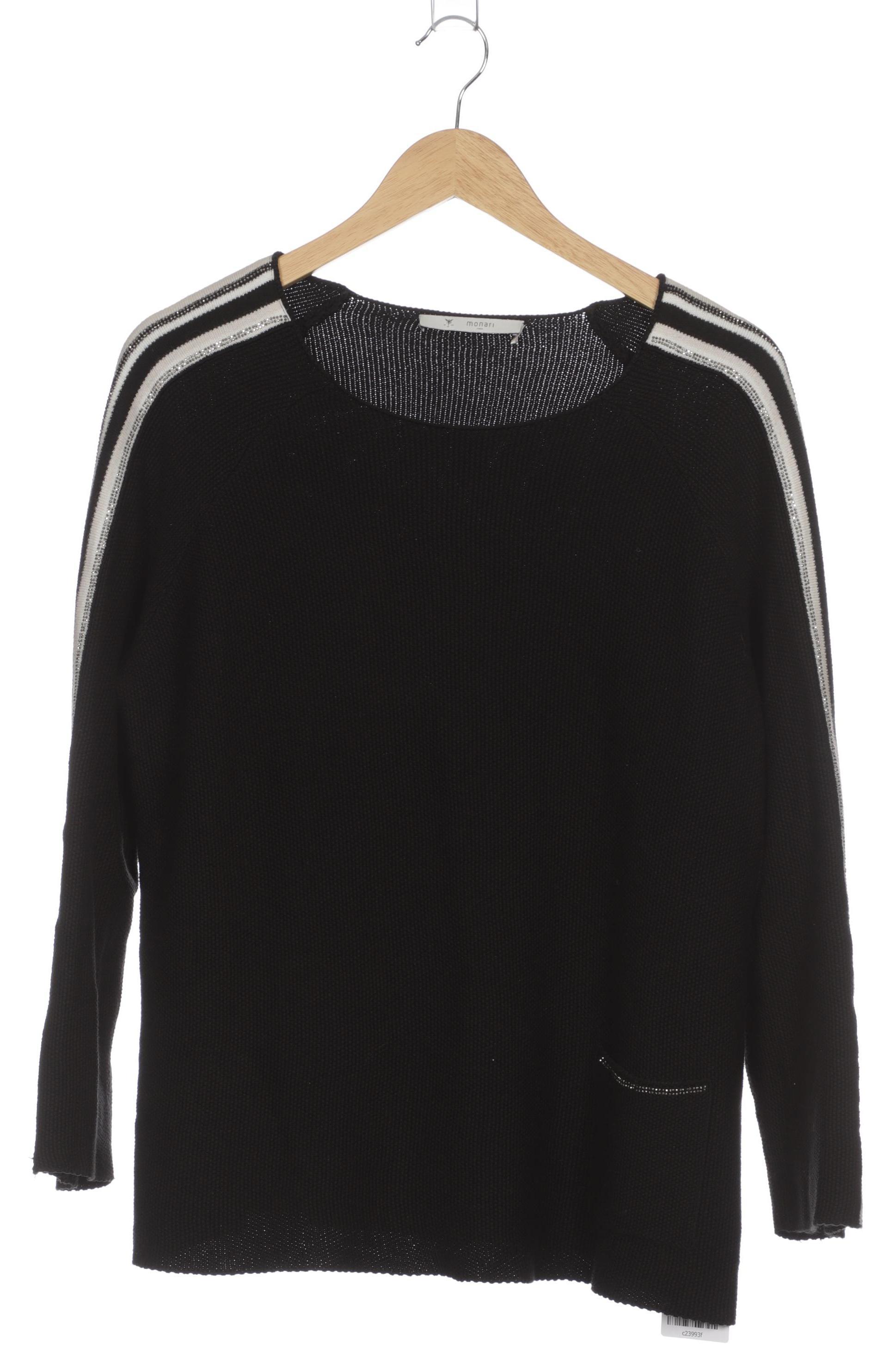 

monari Damen Pullover, schwarz, Gr. 46