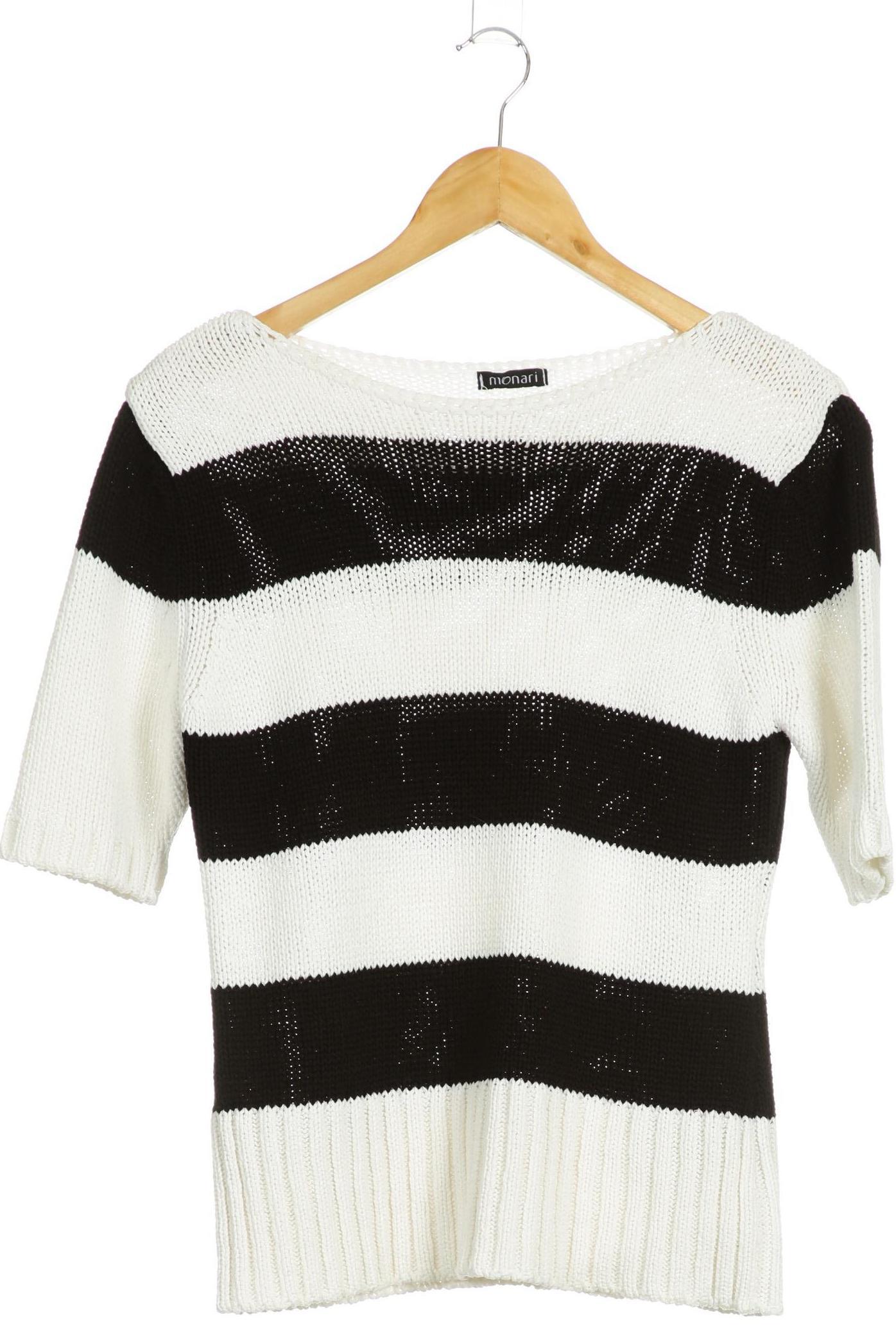 

monari Damen Pullover, weiß, Gr. 36