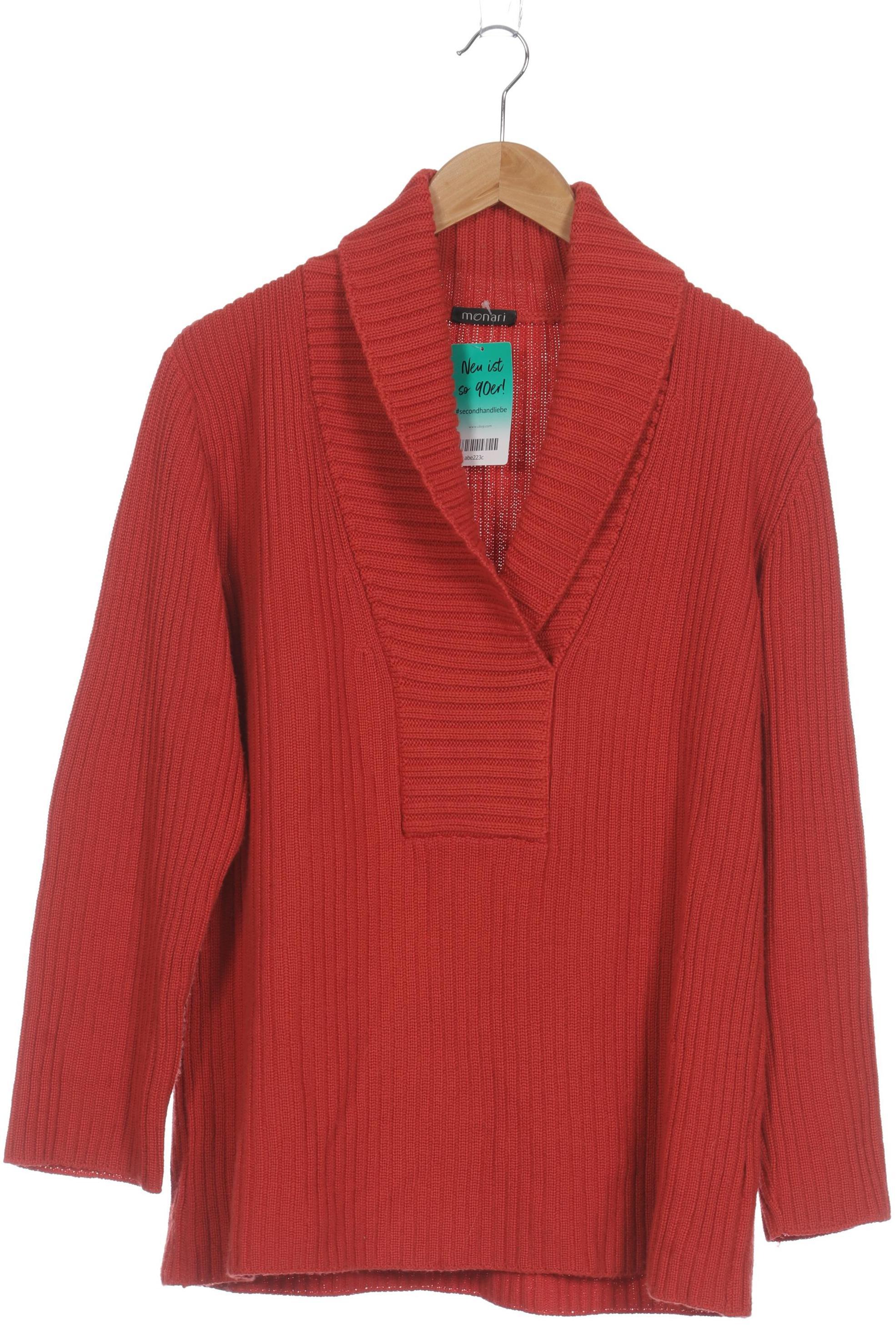 

monari Damen Pullover, rot, Gr. 48