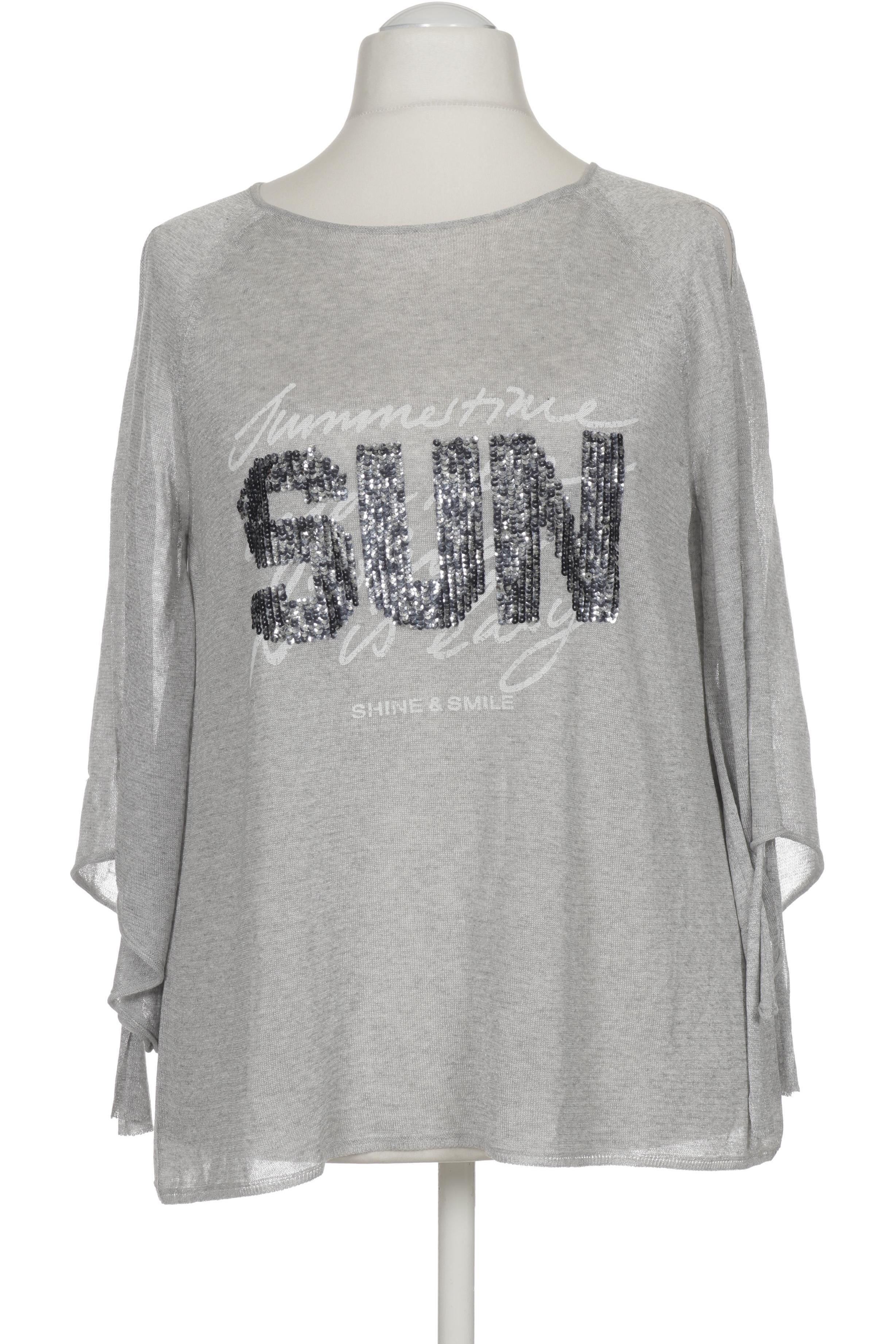 

monari Damen Pullover, silber, Gr.