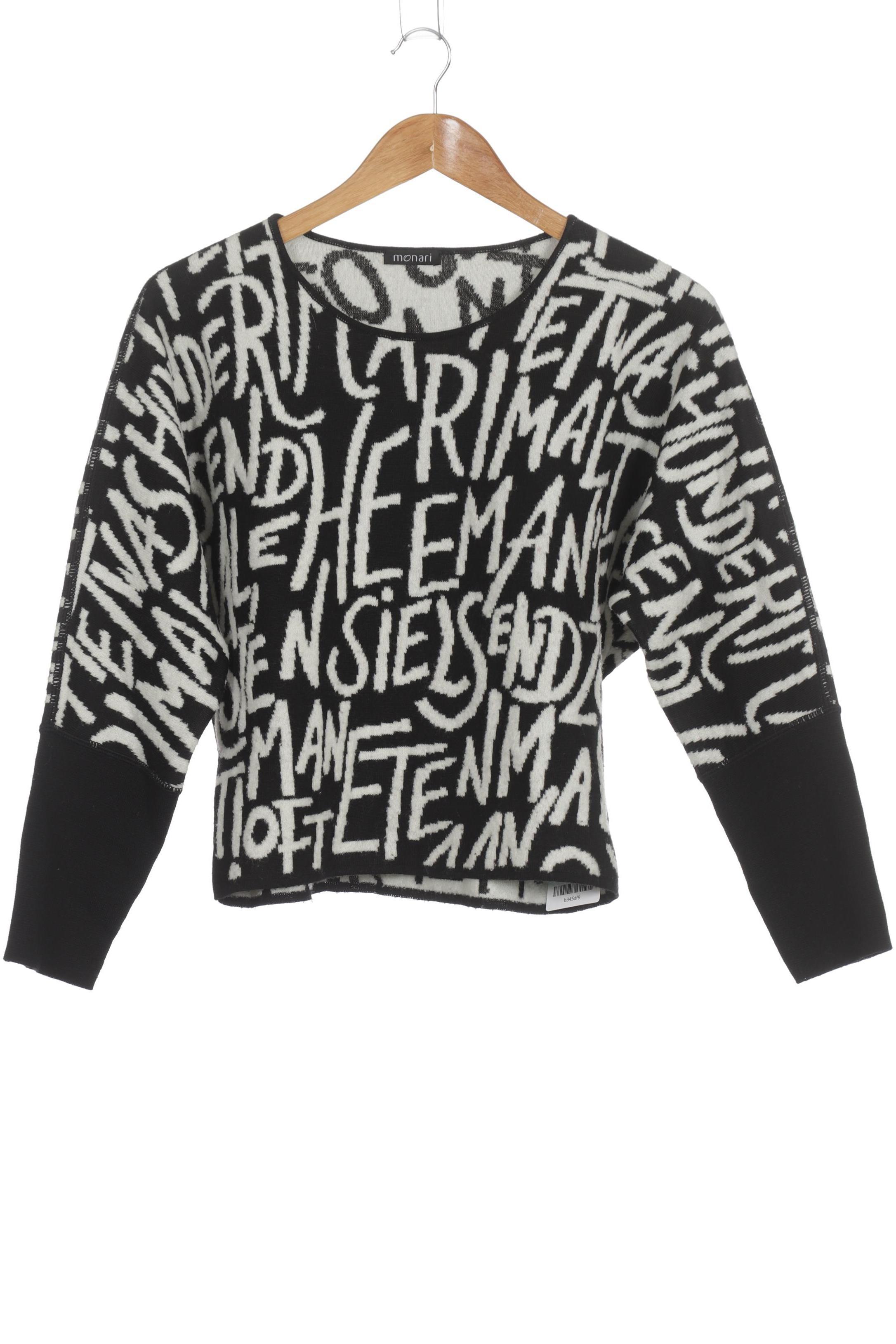 

monari Damen Pullover, schwarz, Gr. 40