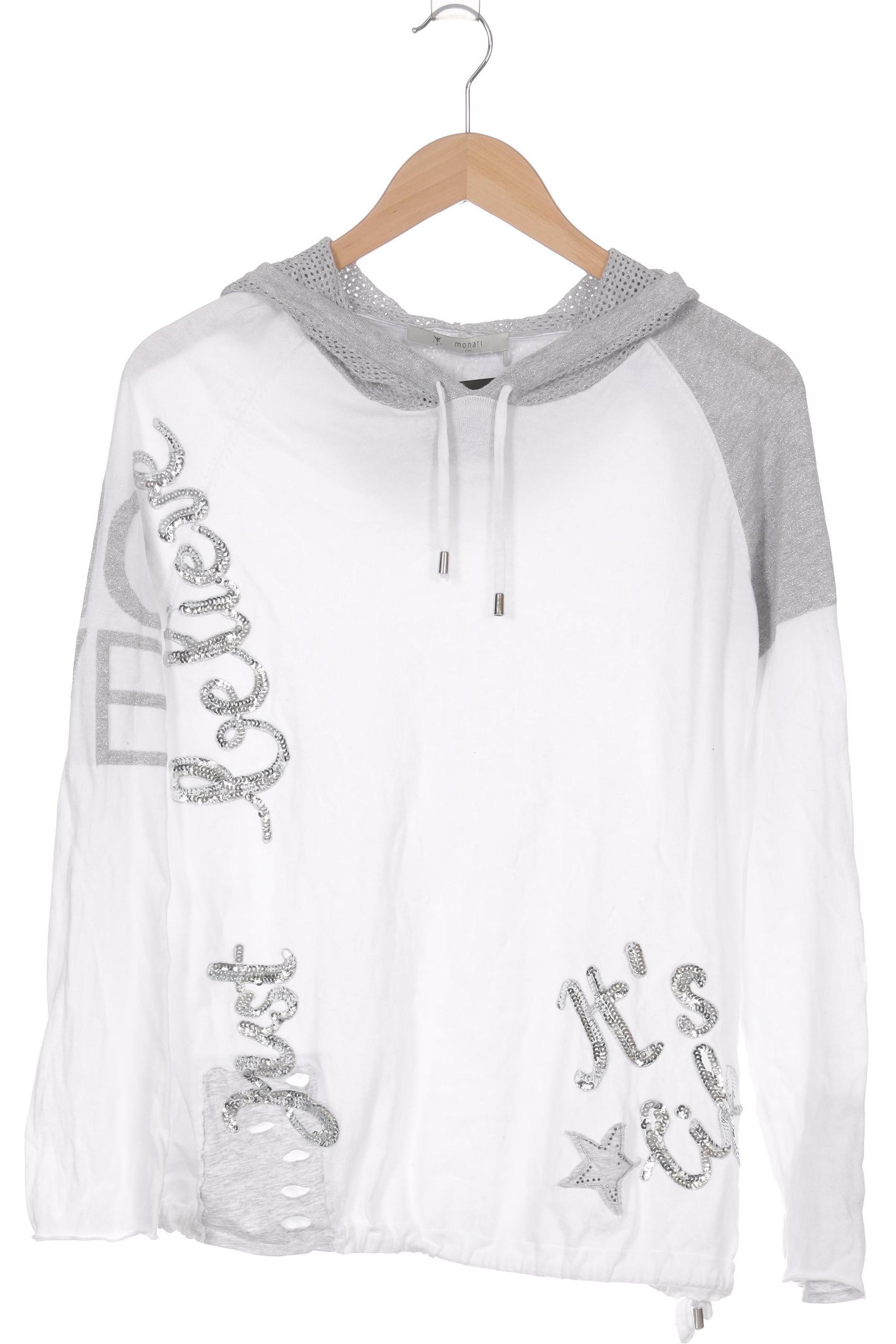 

monari Damen Kapuzenpullover, weiß, Gr.