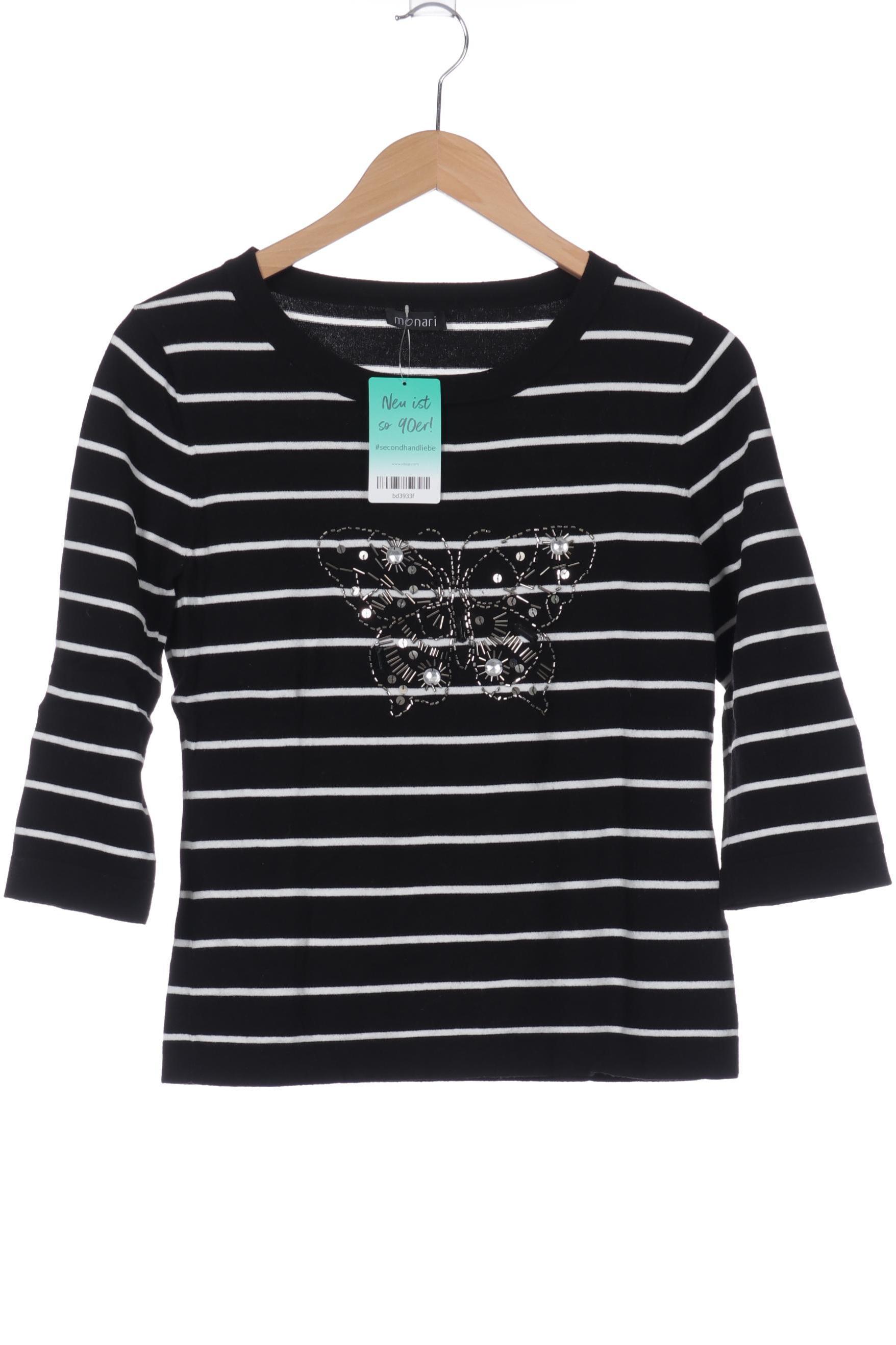 

monari Damen Pullover, schwarz, Gr. 40