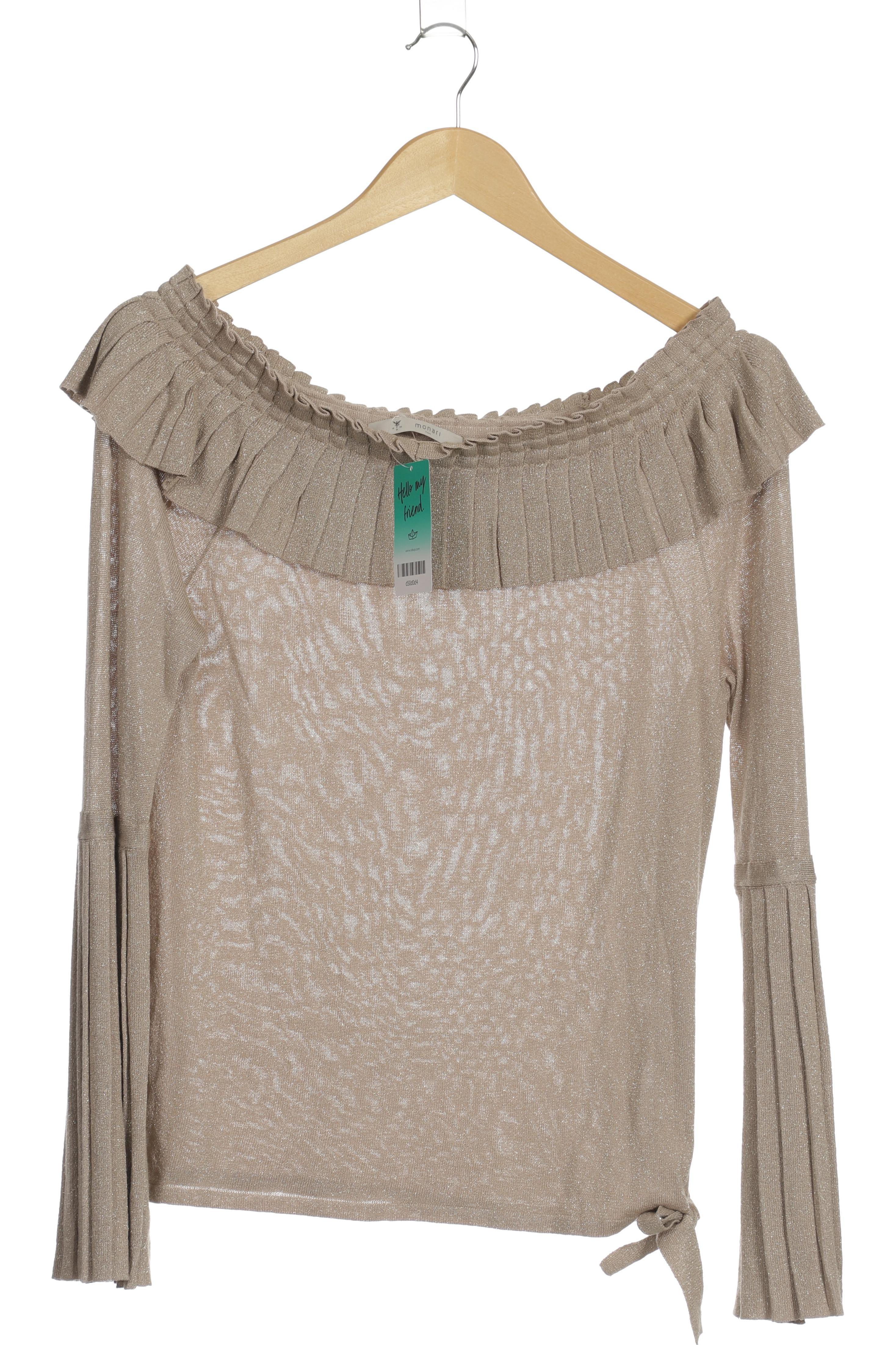 

monari Damen Pullover, beige, Gr. 36