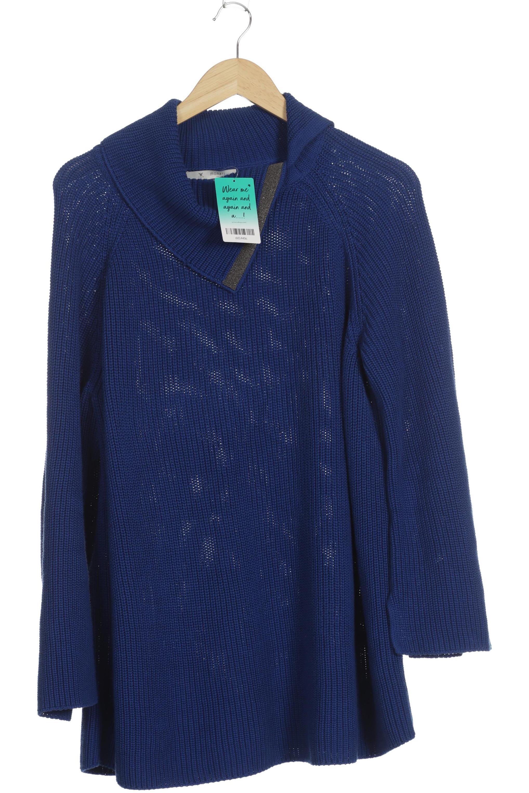 

monari Damen Pullover, blau, Gr.