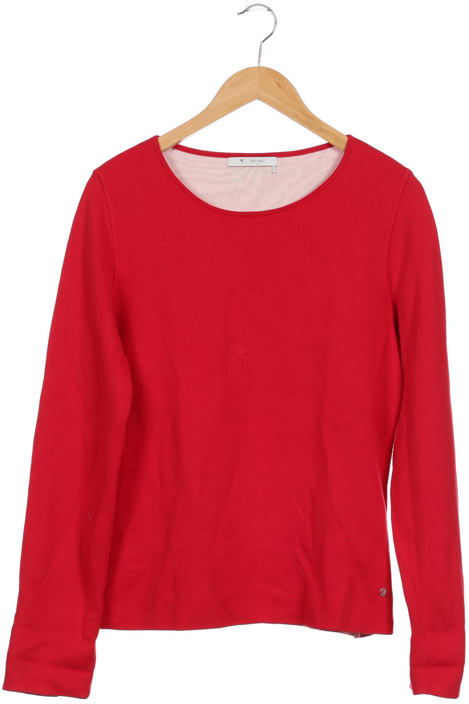 

monari Damen Pullover, rot, Gr. 38