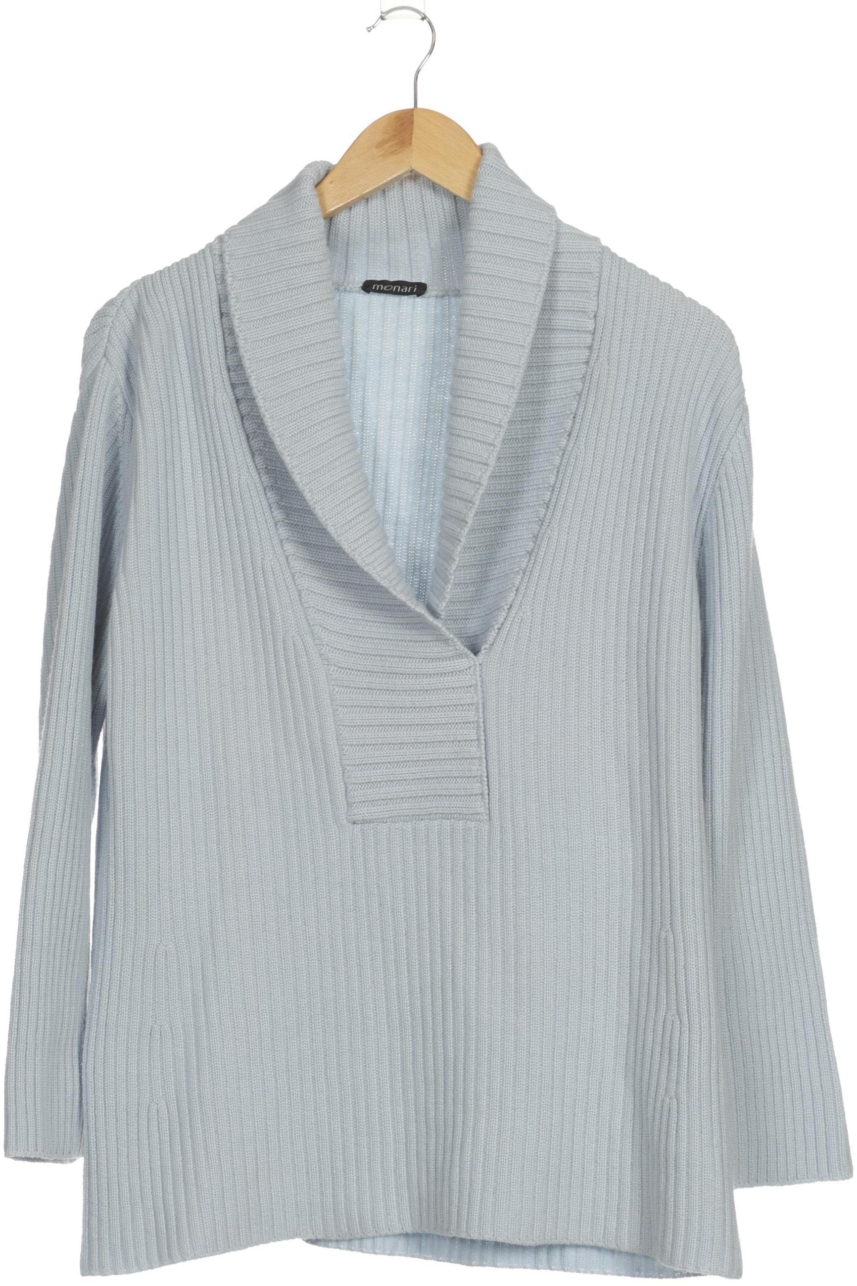 

monari Damen Pullover, blau, Gr. 46
