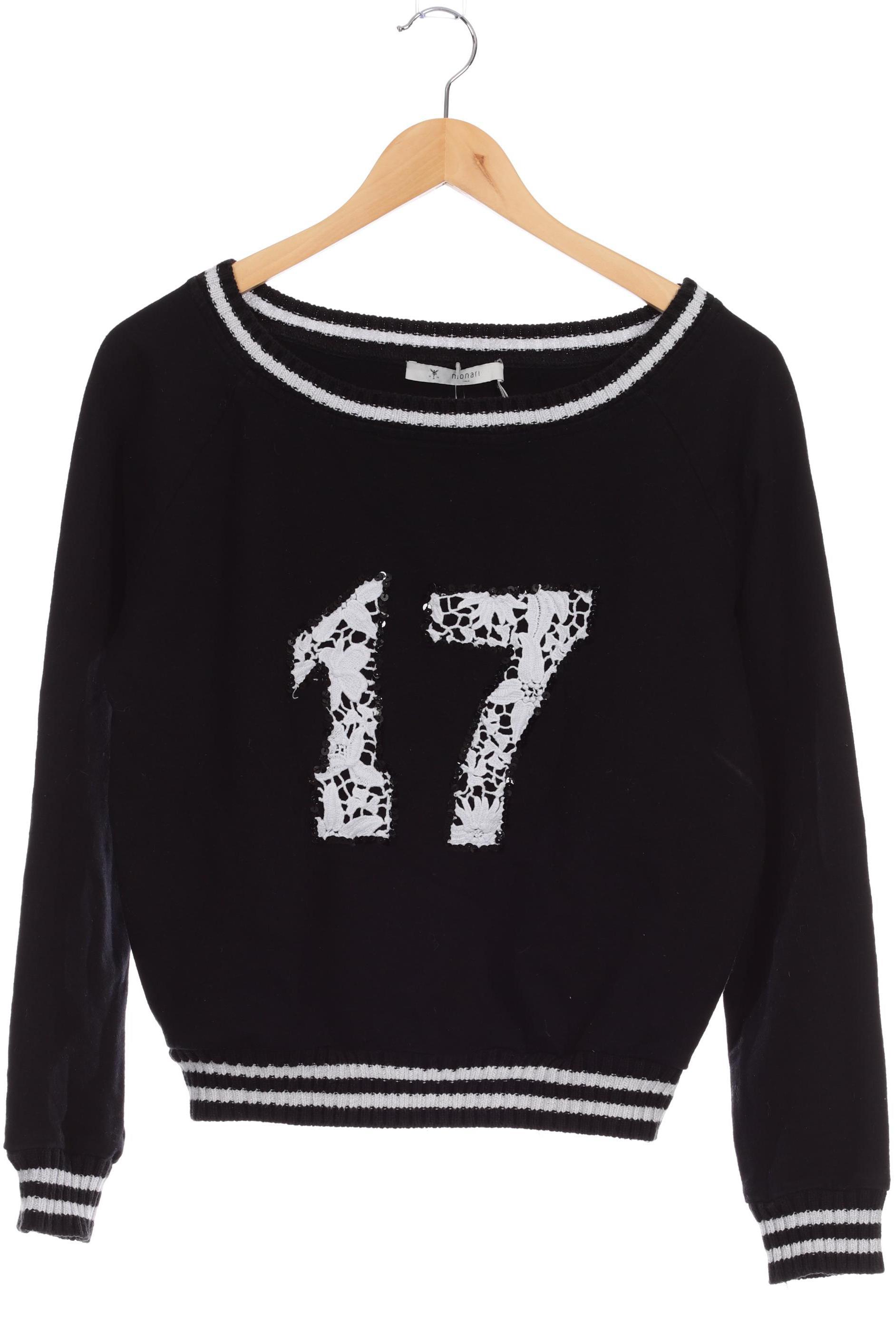 

monari Damen Sweatshirt, schwarz, Gr.