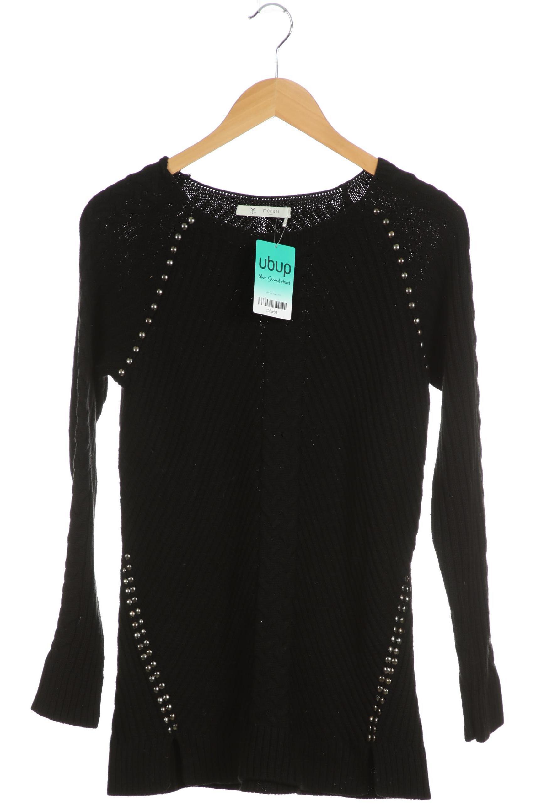 

monari Damen Pullover, schwarz, Gr.