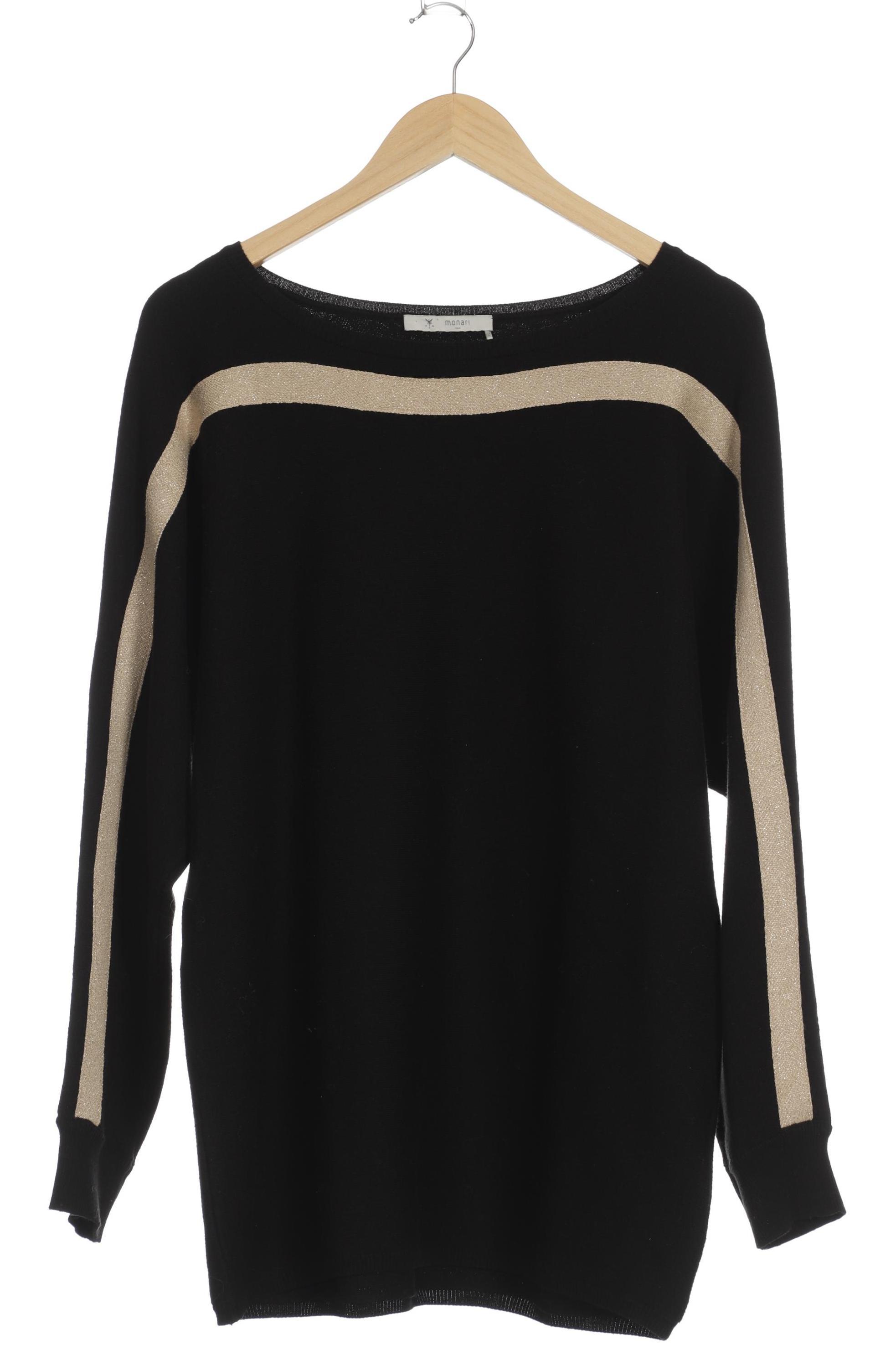 

monari Damen Pullover, schwarz, Gr.