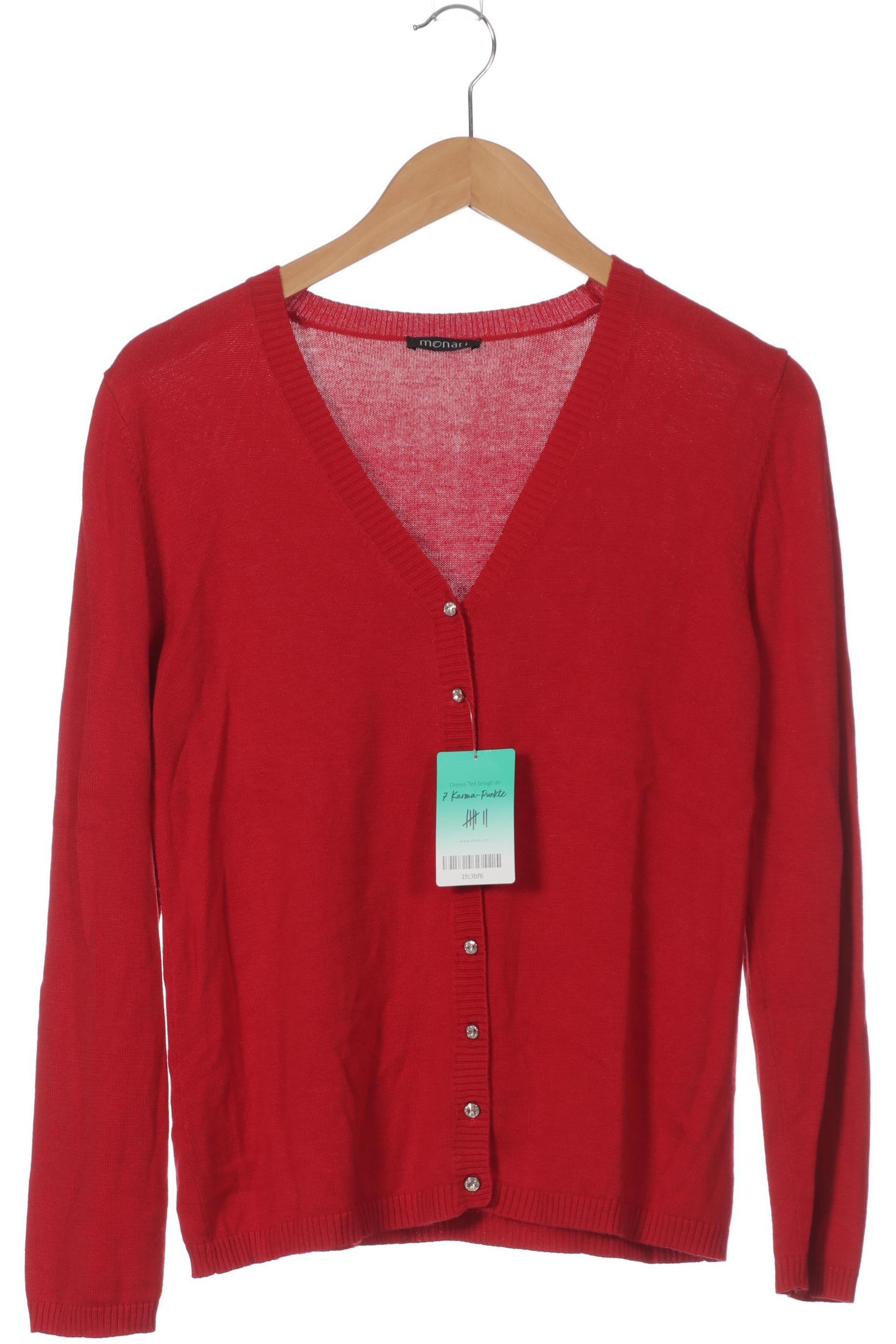 

monari Damen Strickjacke, rot, Gr. 42