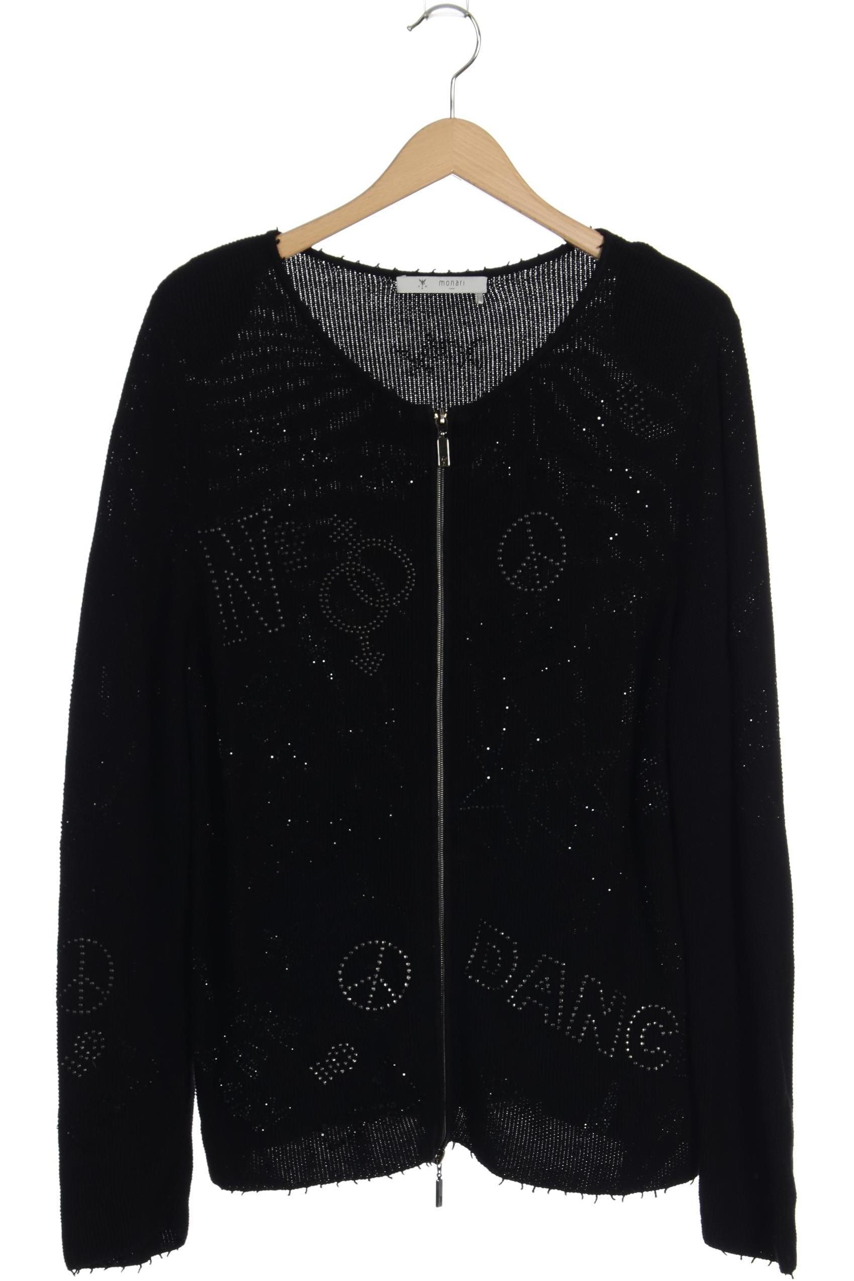 

monari Damen Strickjacke, schwarz, Gr. 40