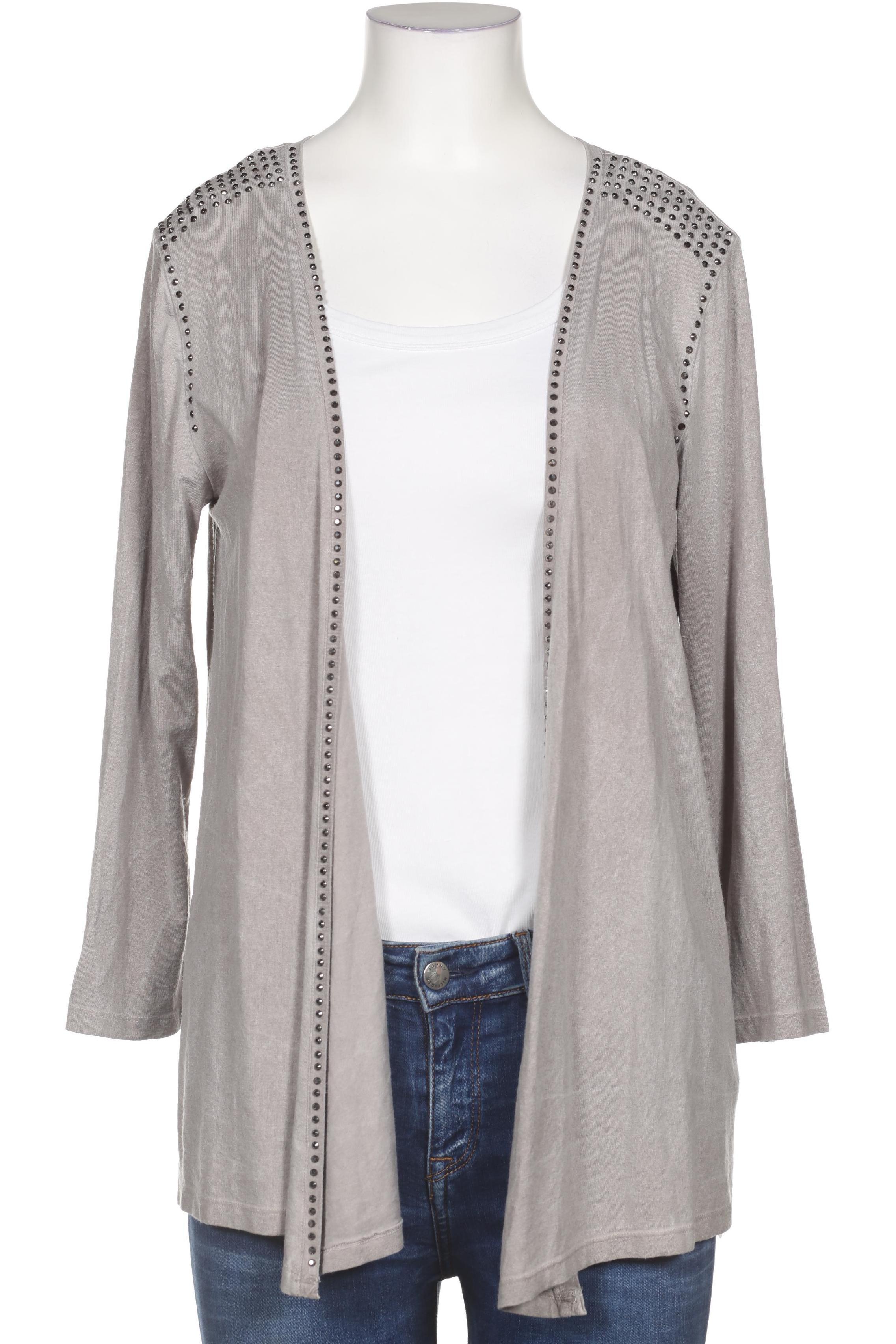 

monari Damen Strickjacke, grau, Gr. 38