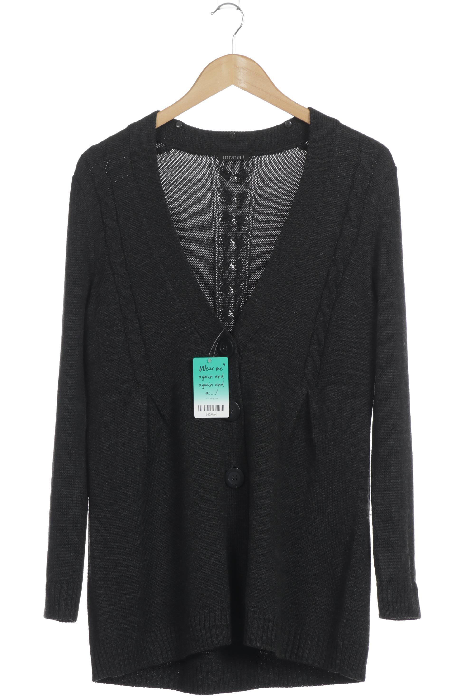 

monari Damen Strickjacke, grau, Gr. 44