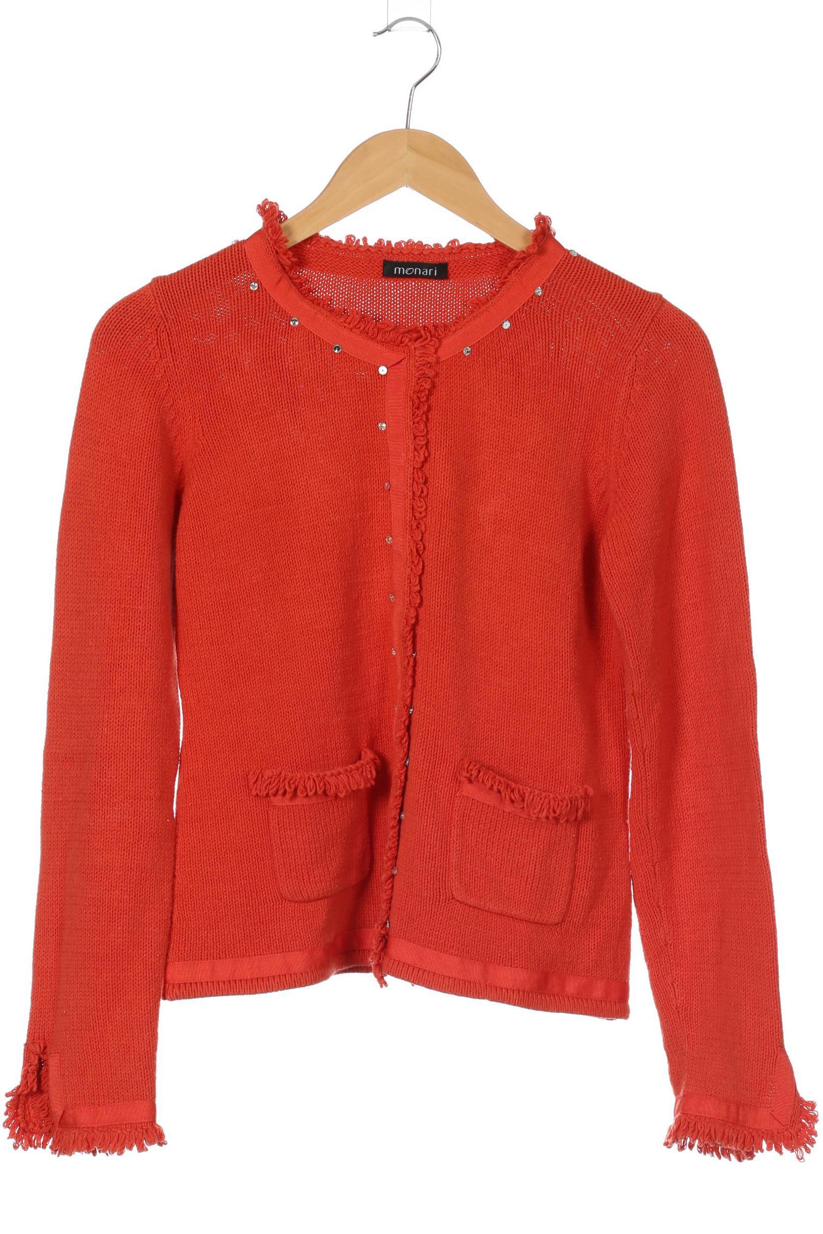 

monari Damen Strickjacke, orange, Gr. 38