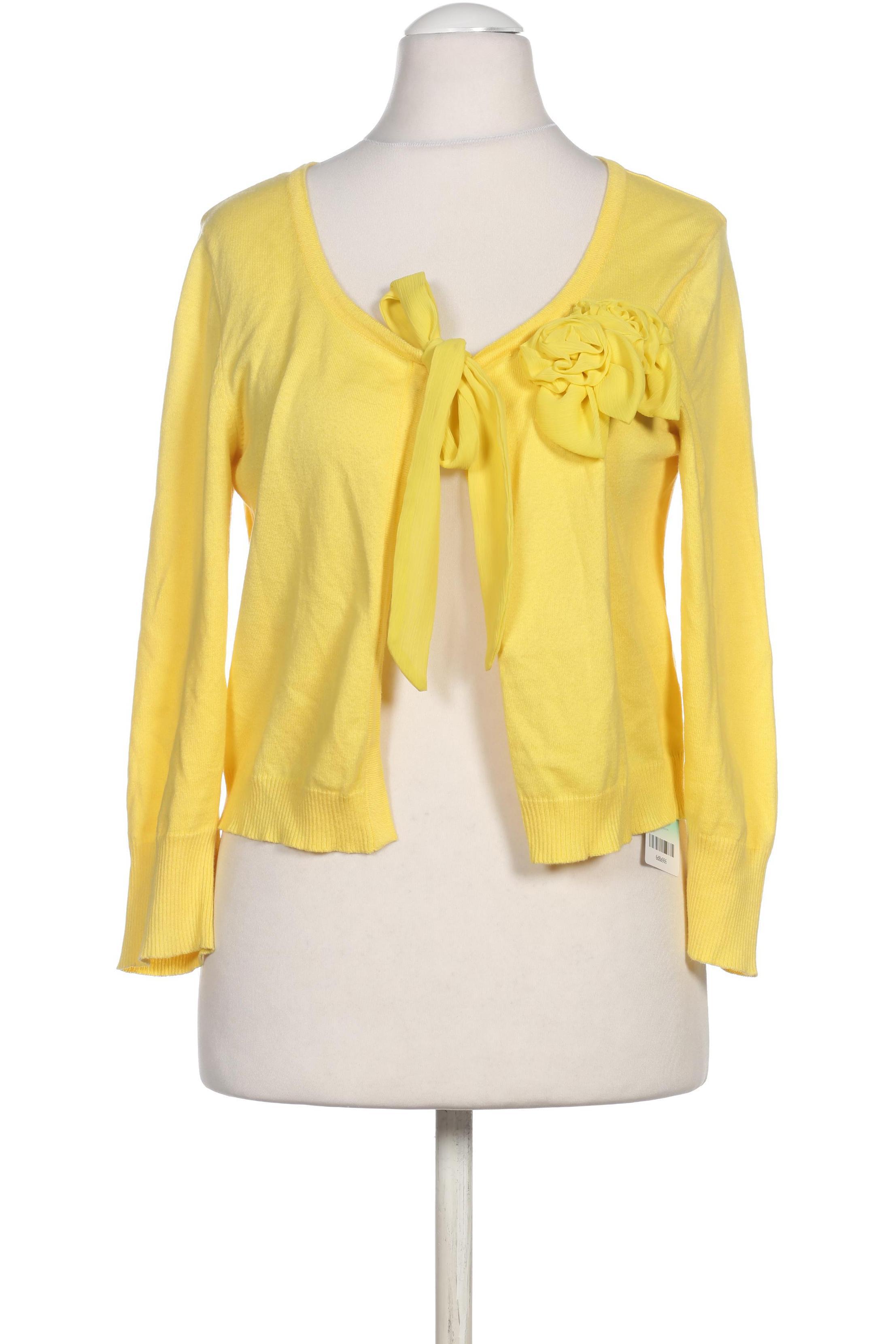 

monari Damen Strickjacke, gelb, Gr. 38