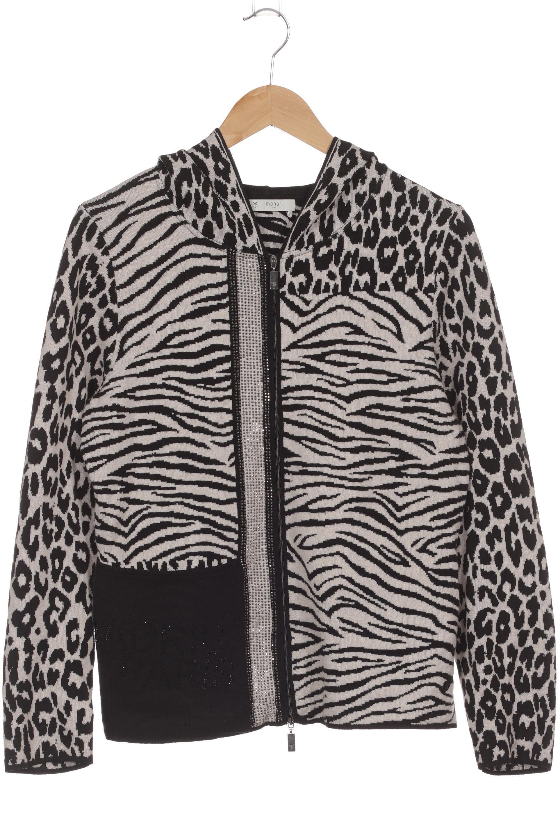 

monari Damen Strickjacke, schwarz, Gr. 38