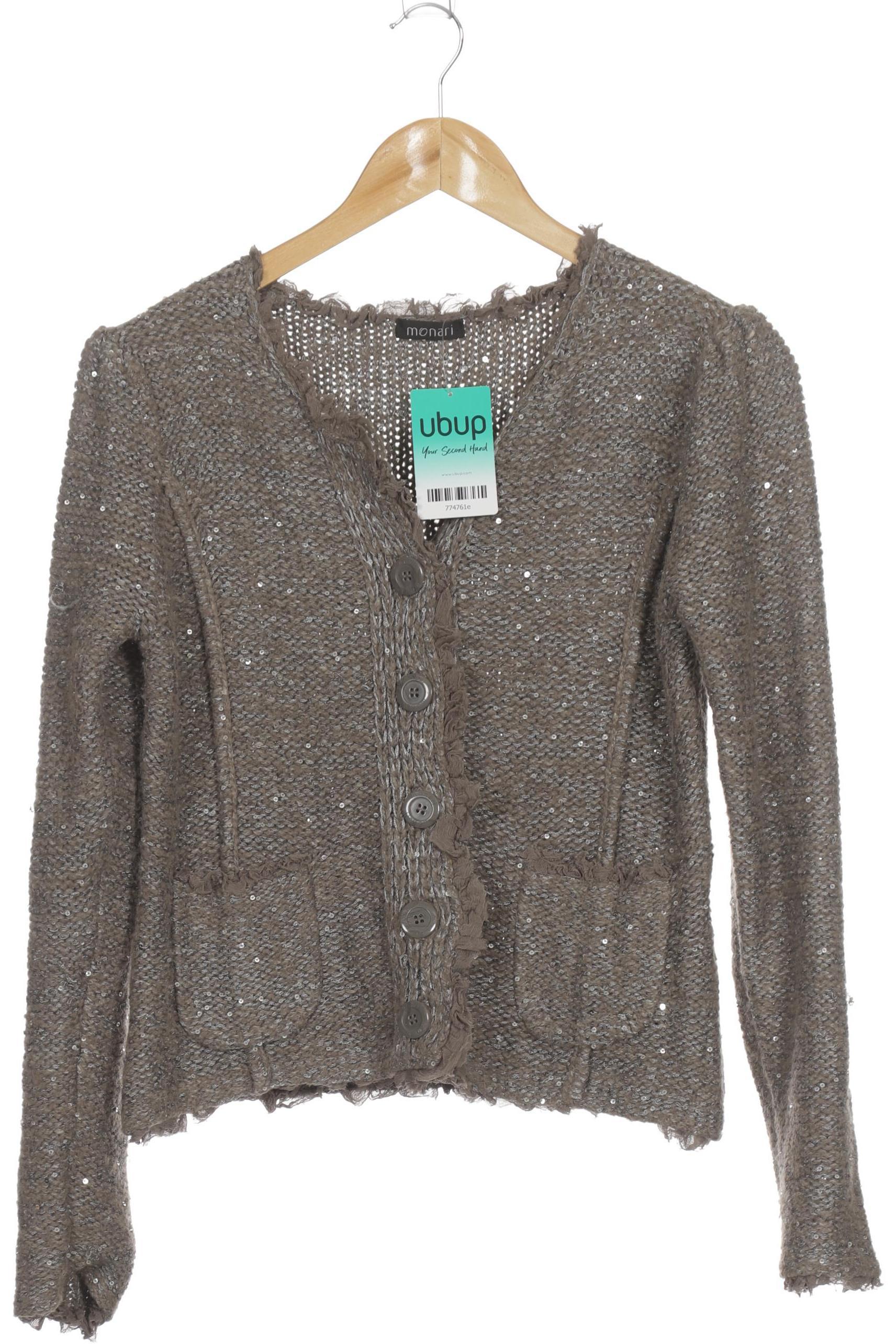 

monari Damen Strickjacke, grau, Gr. 38