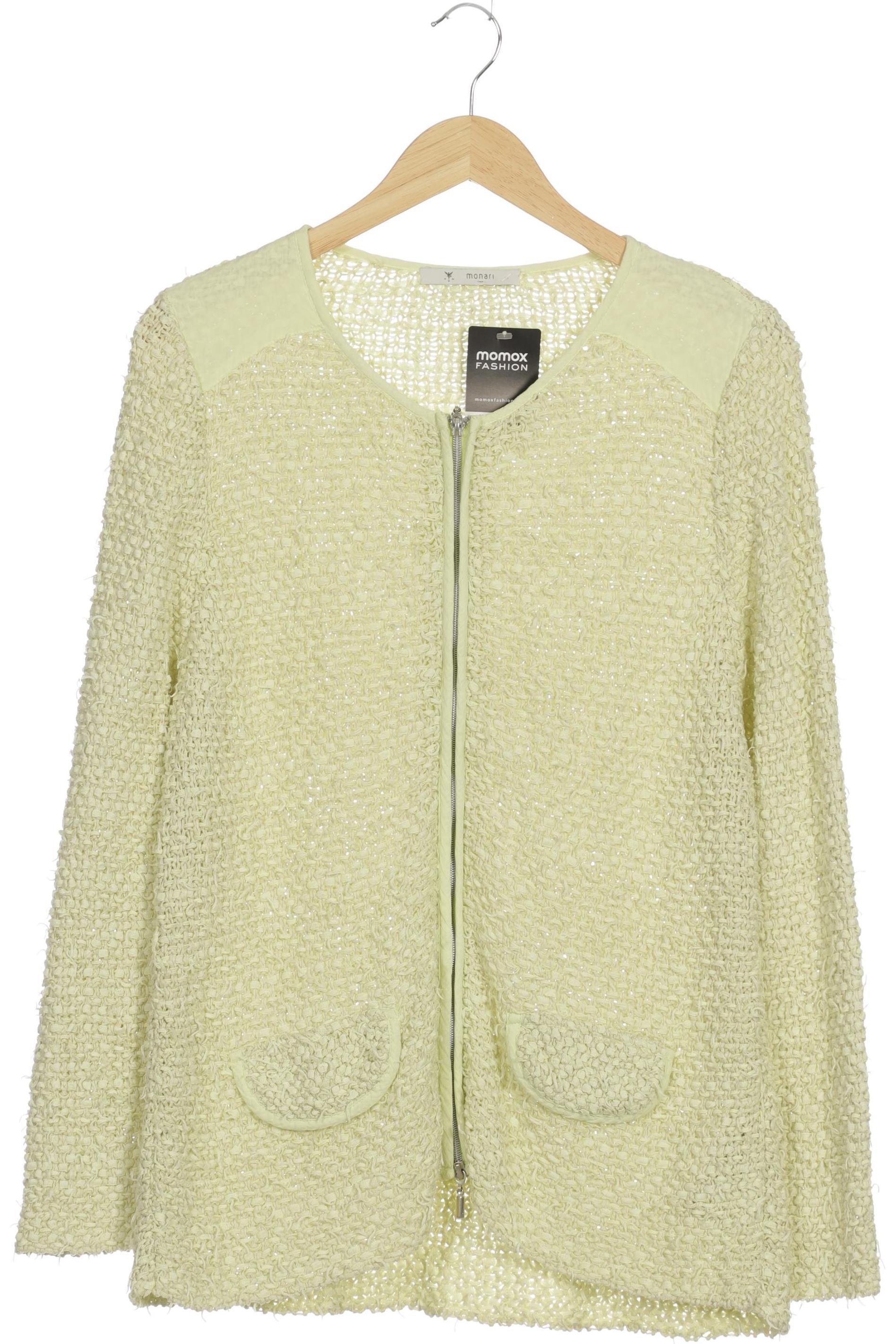 

monari Damen Strickjacke, gelb, Gr. 46