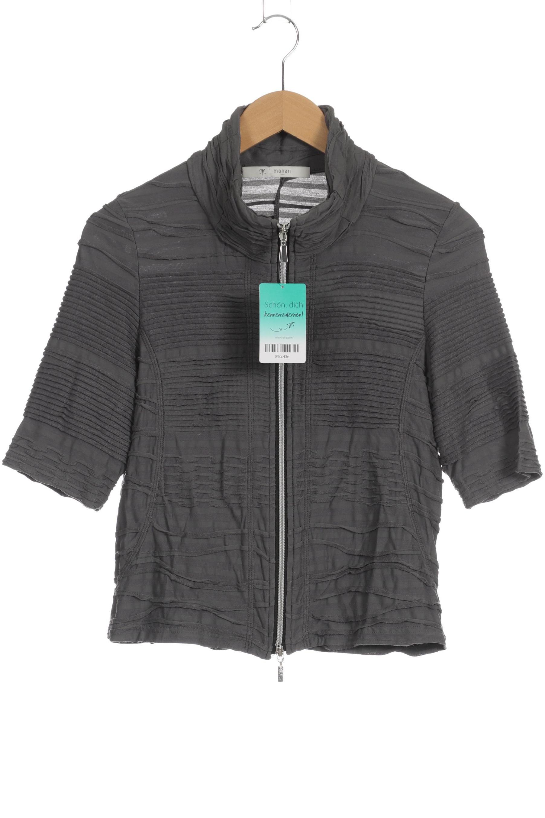 

monari Damen Strickjacke, grau, Gr. 38