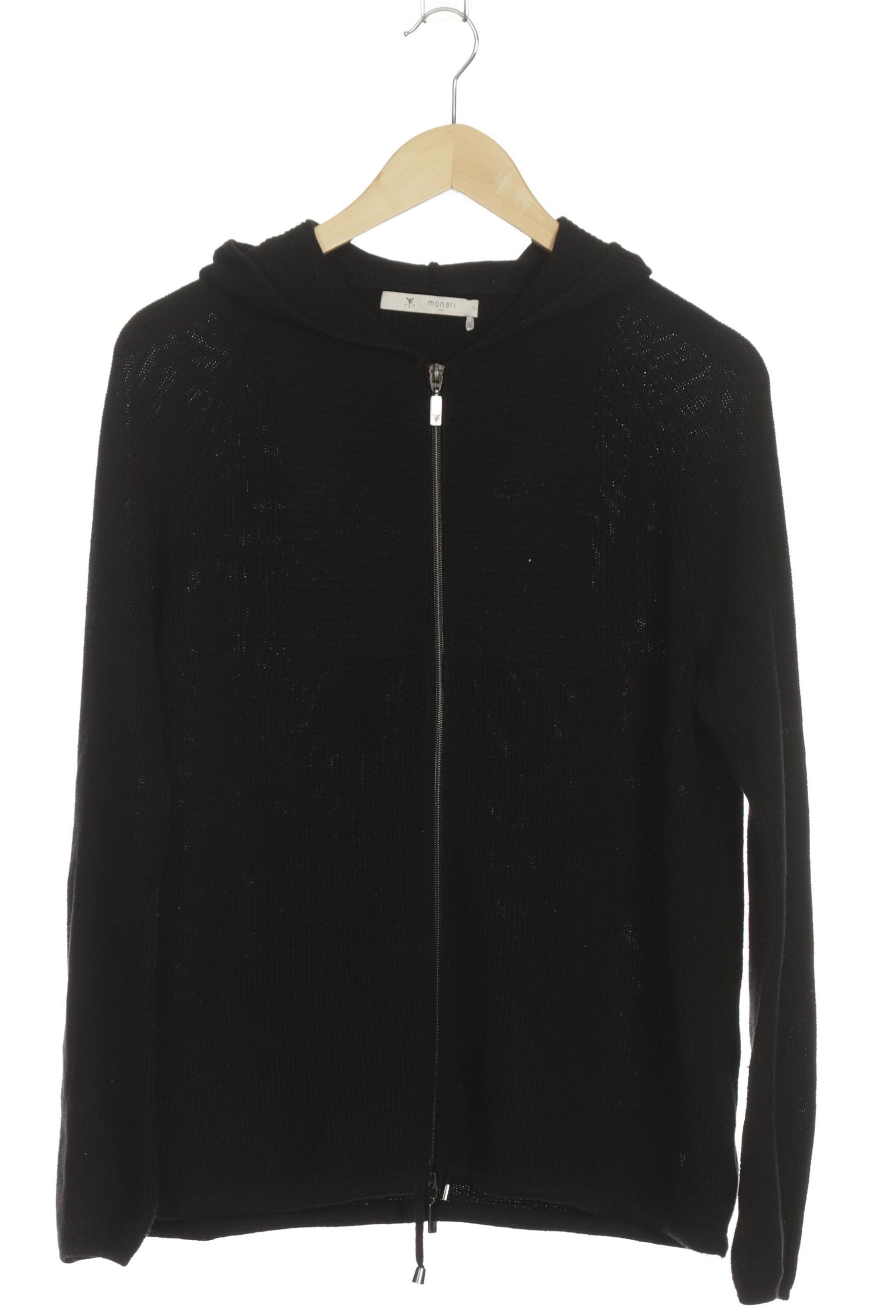 

monari Damen Strickjacke, schwarz, Gr. 38