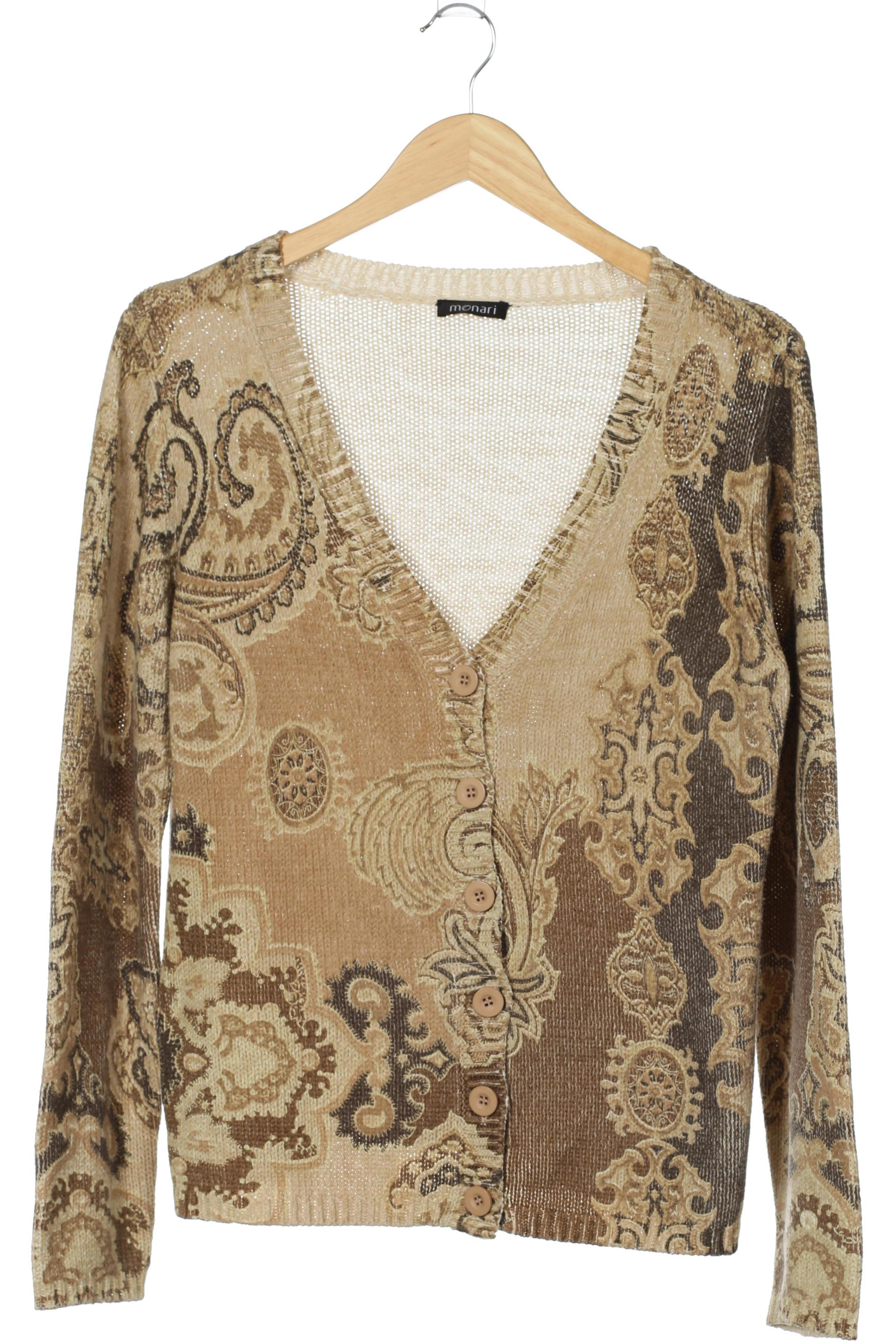 

monari Damen Strickjacke, braun, Gr. 40