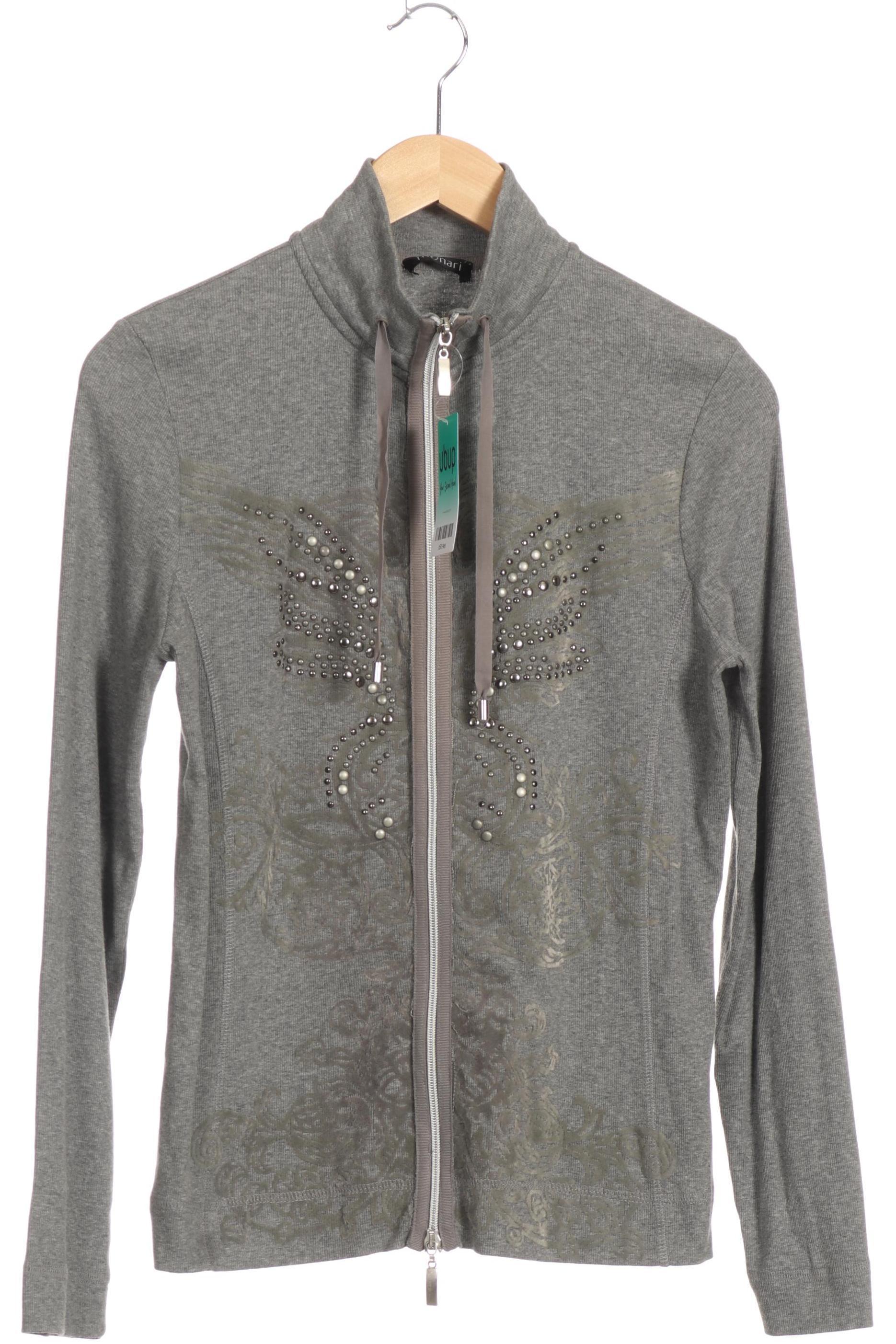 

monari Damen Strickjacke, grau, Gr. 44