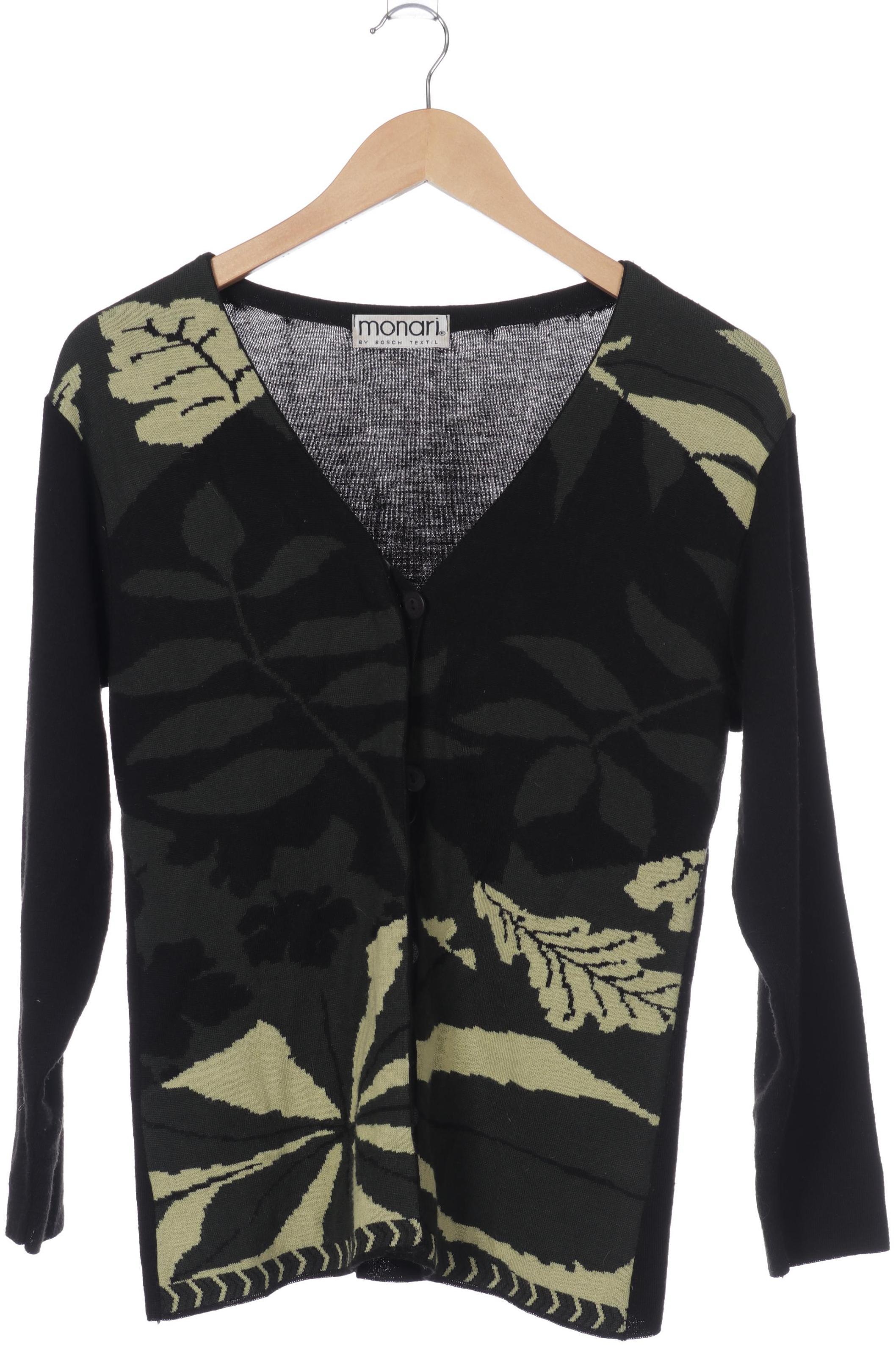 

monari Damen Strickjacke, schwarz, Gr. 38