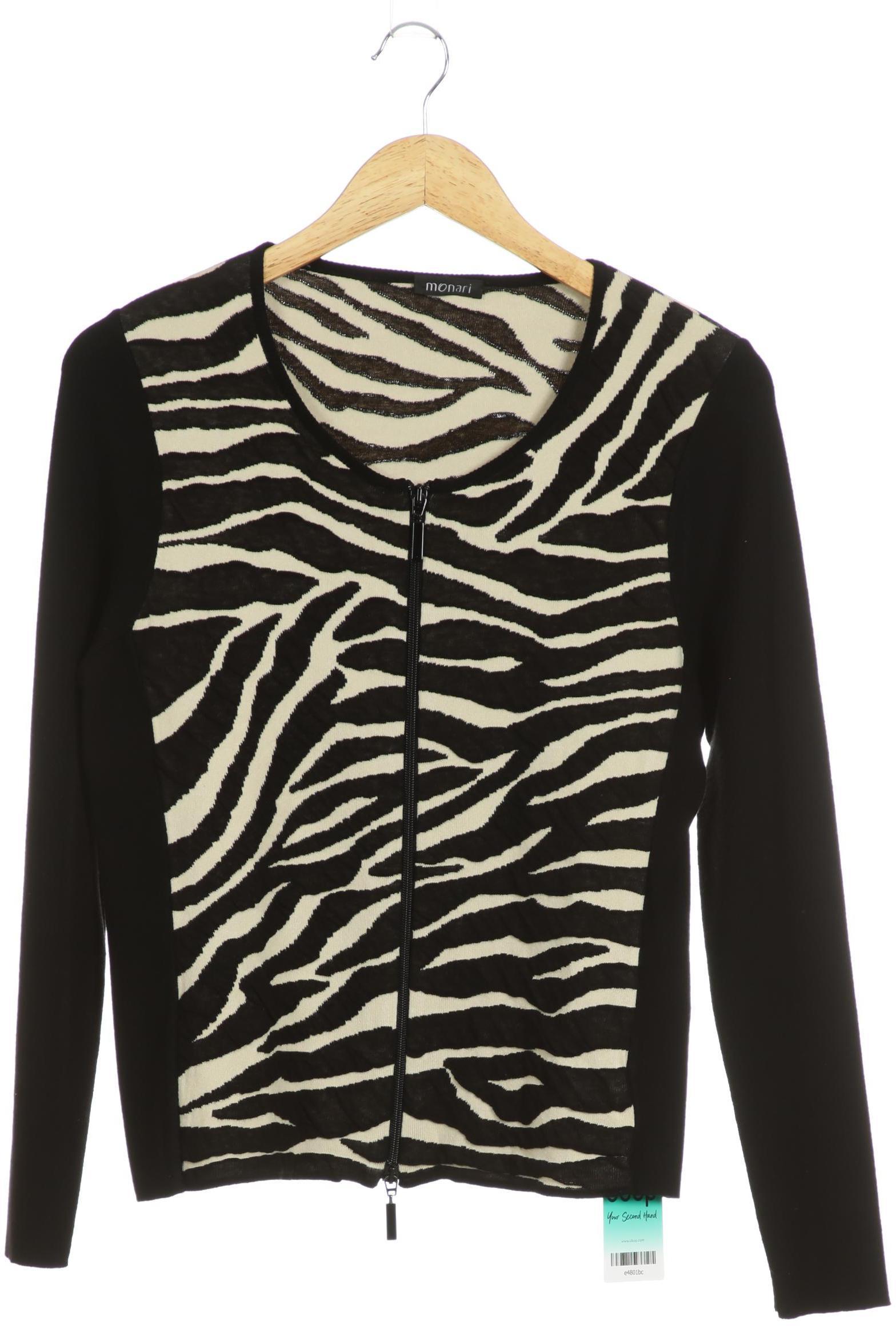 

monari Damen Strickjacke, schwarz, Gr. 44