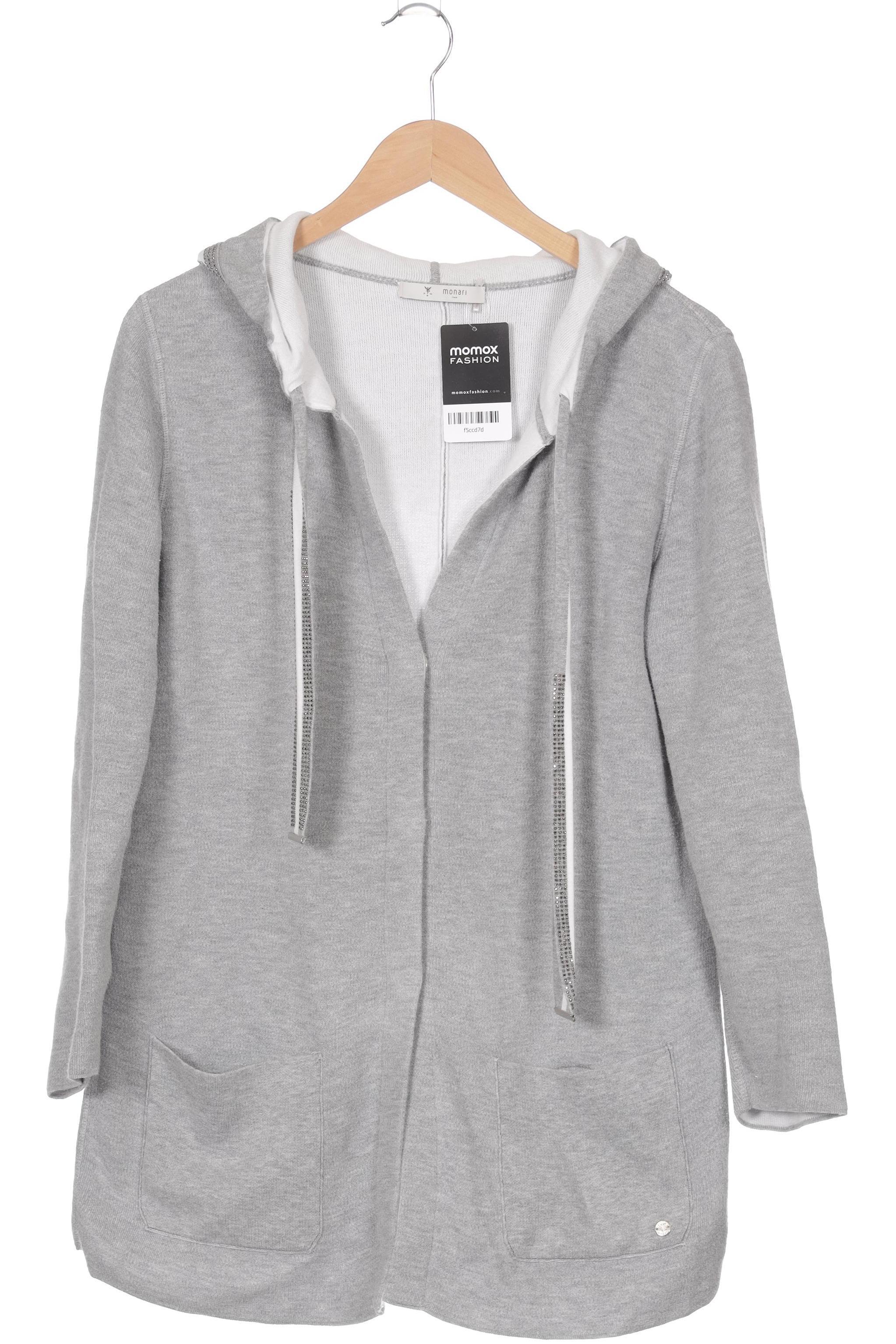 

monari Damen Strickjacke, grau, Gr. 38