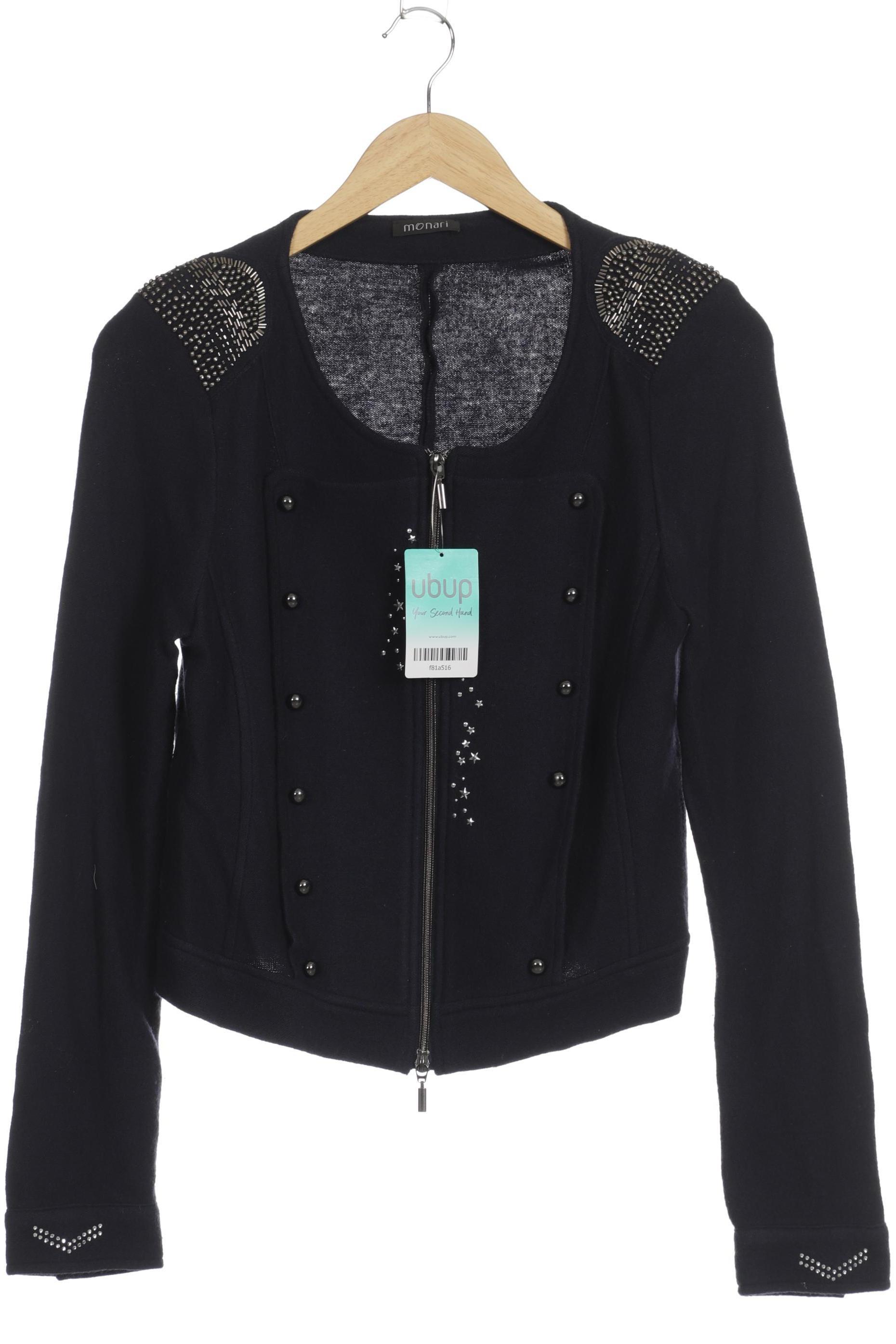 

monari Damen Strickjacke, blau, Gr. 38