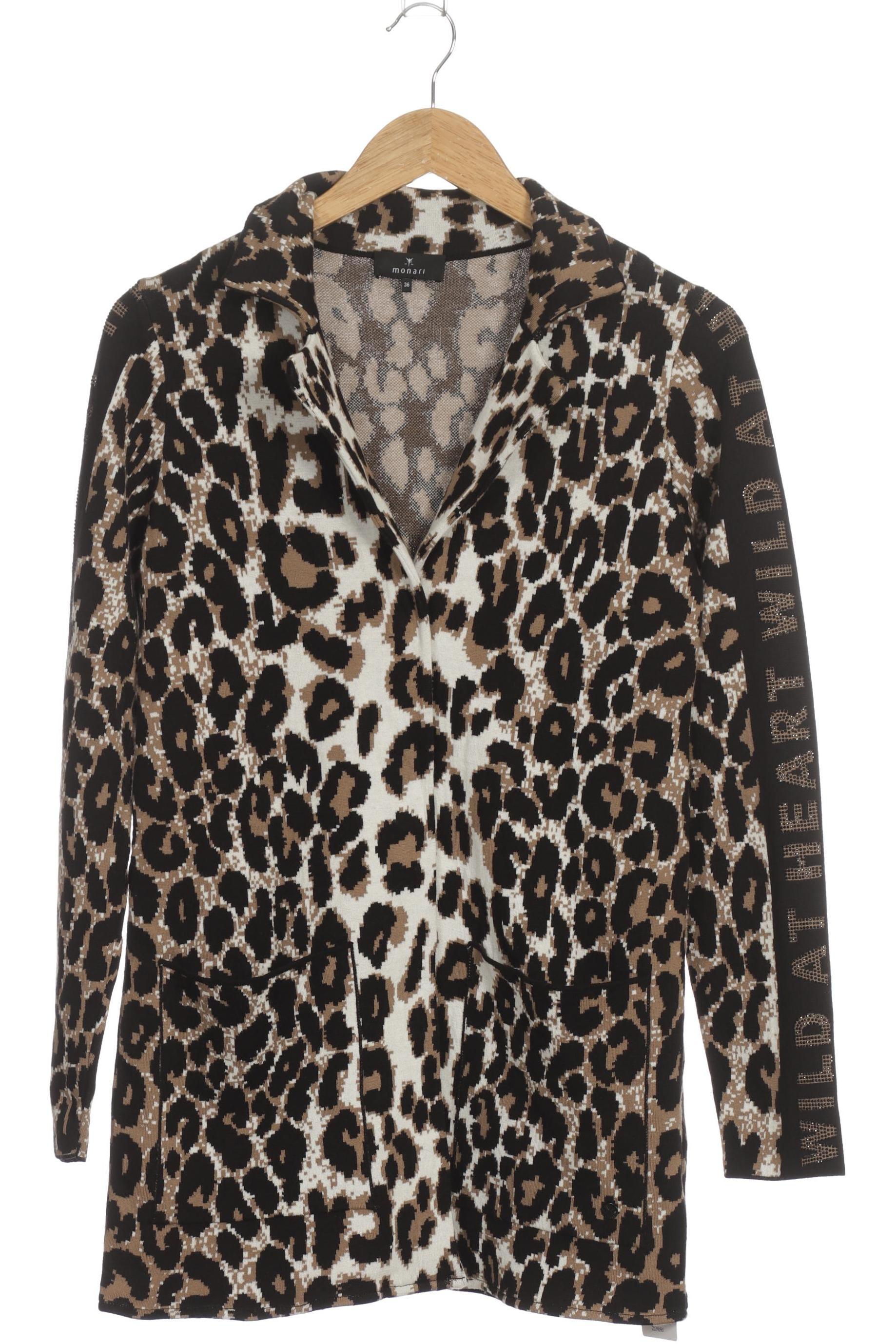 

monari Damen Strickjacke, braun, Gr. 36