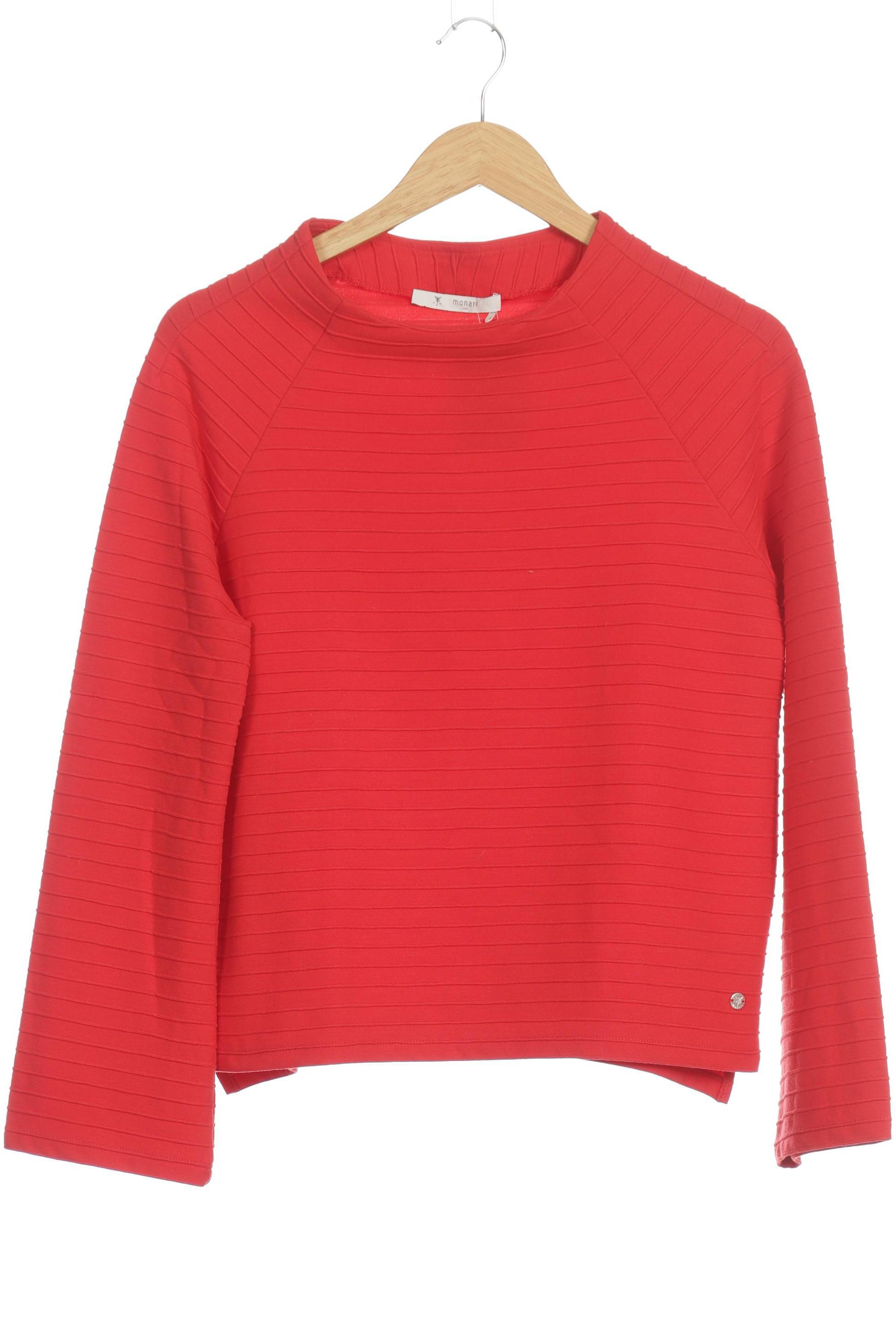

monari Damen Langarmshirt, rot, Gr. 38