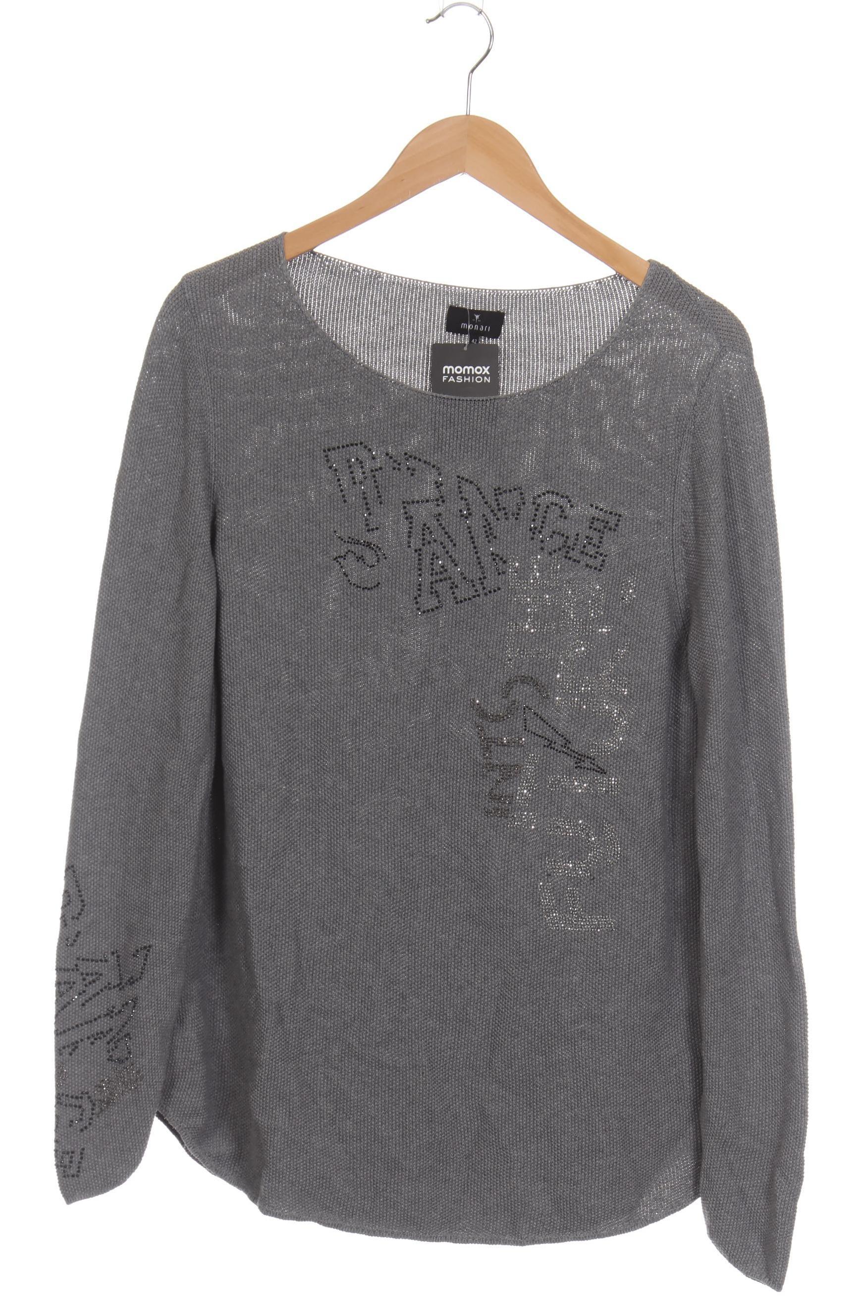 

monari Damen Pullover, grau, Gr. 42