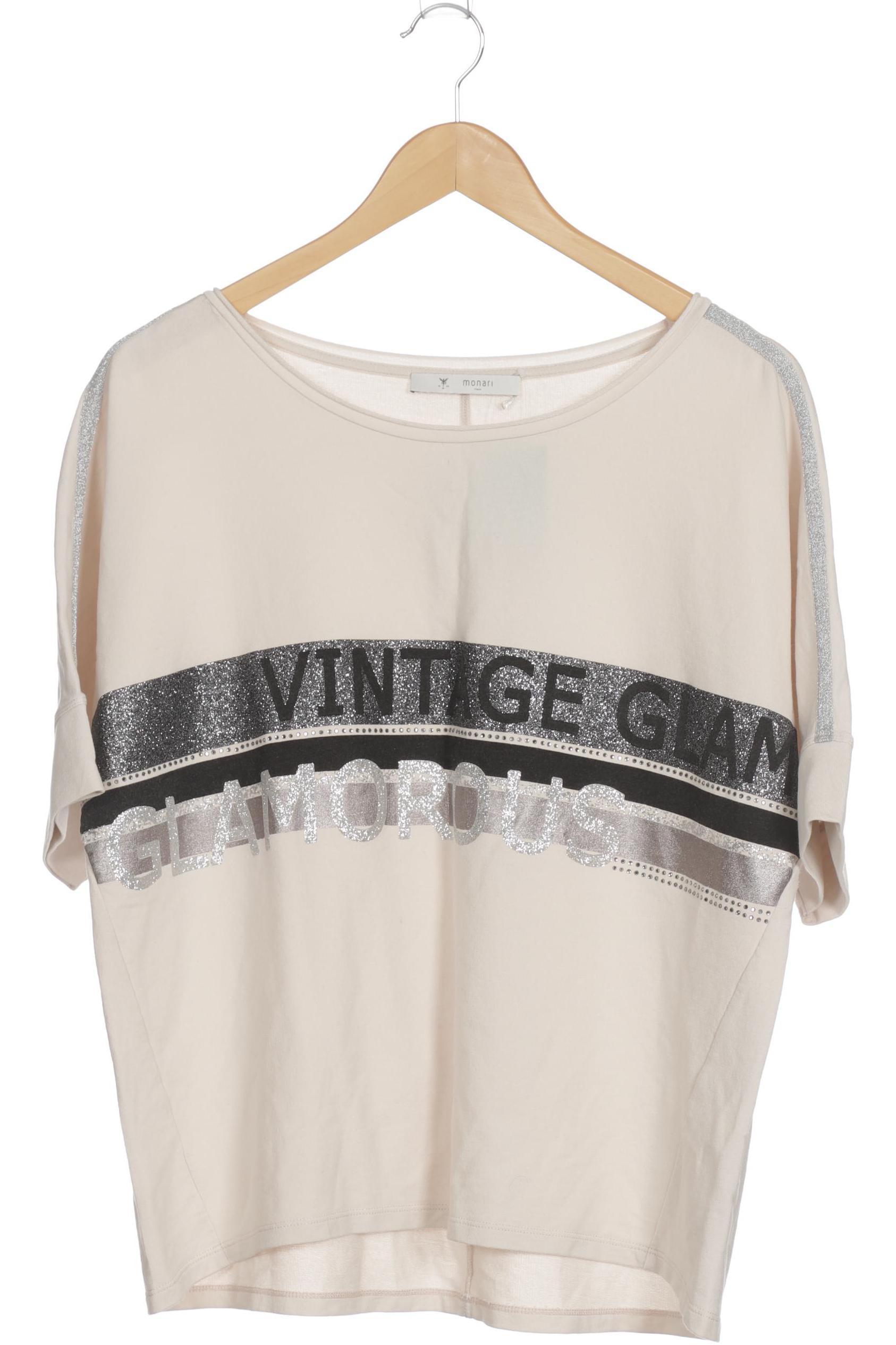 

monari Damen T-Shirt, beige, Gr. 42