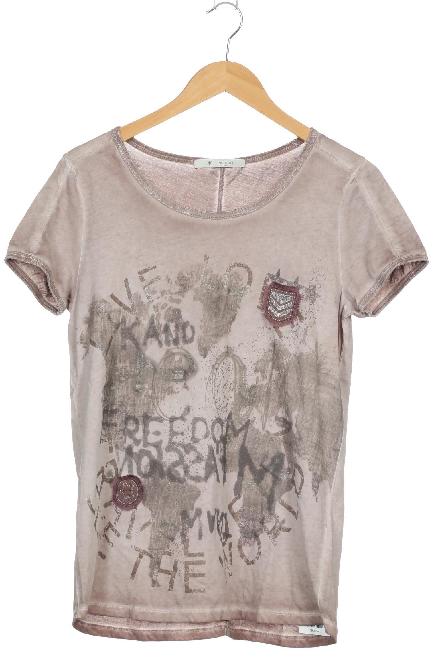 

monari Damen T-Shirt, beige, Gr. 38